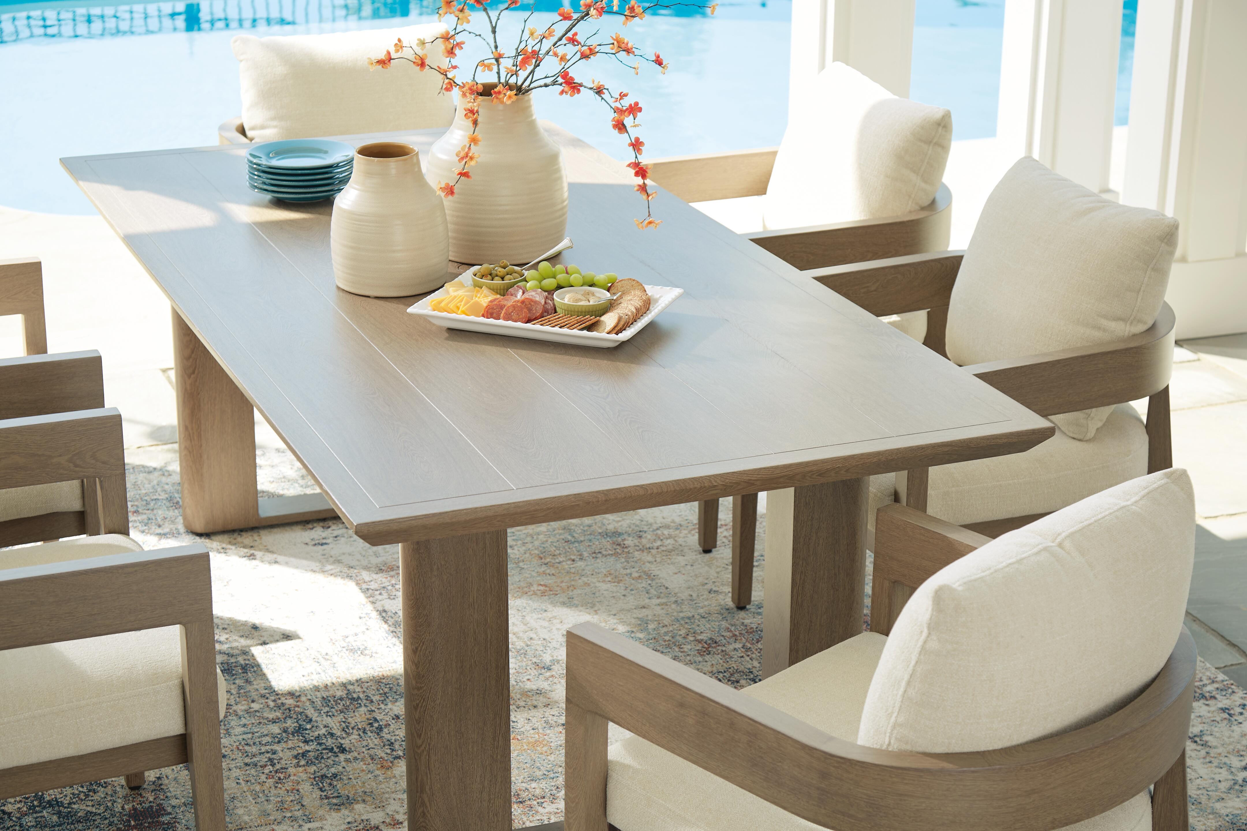 Serene Bay Outdoor Dining Arm Chair with Cushion (Set of 2) - image 10
