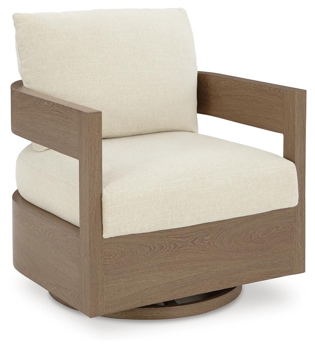 Serene Bay Outdoor Swivel Glider Chair with Cushion, , large