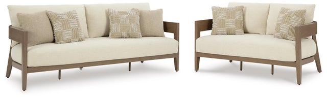 Serene Bay Outdoor Sofa and Loveseat