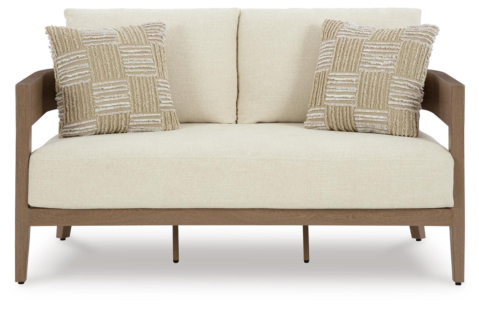 Serene Bay Outdoor Loveseat with Cushion, , large