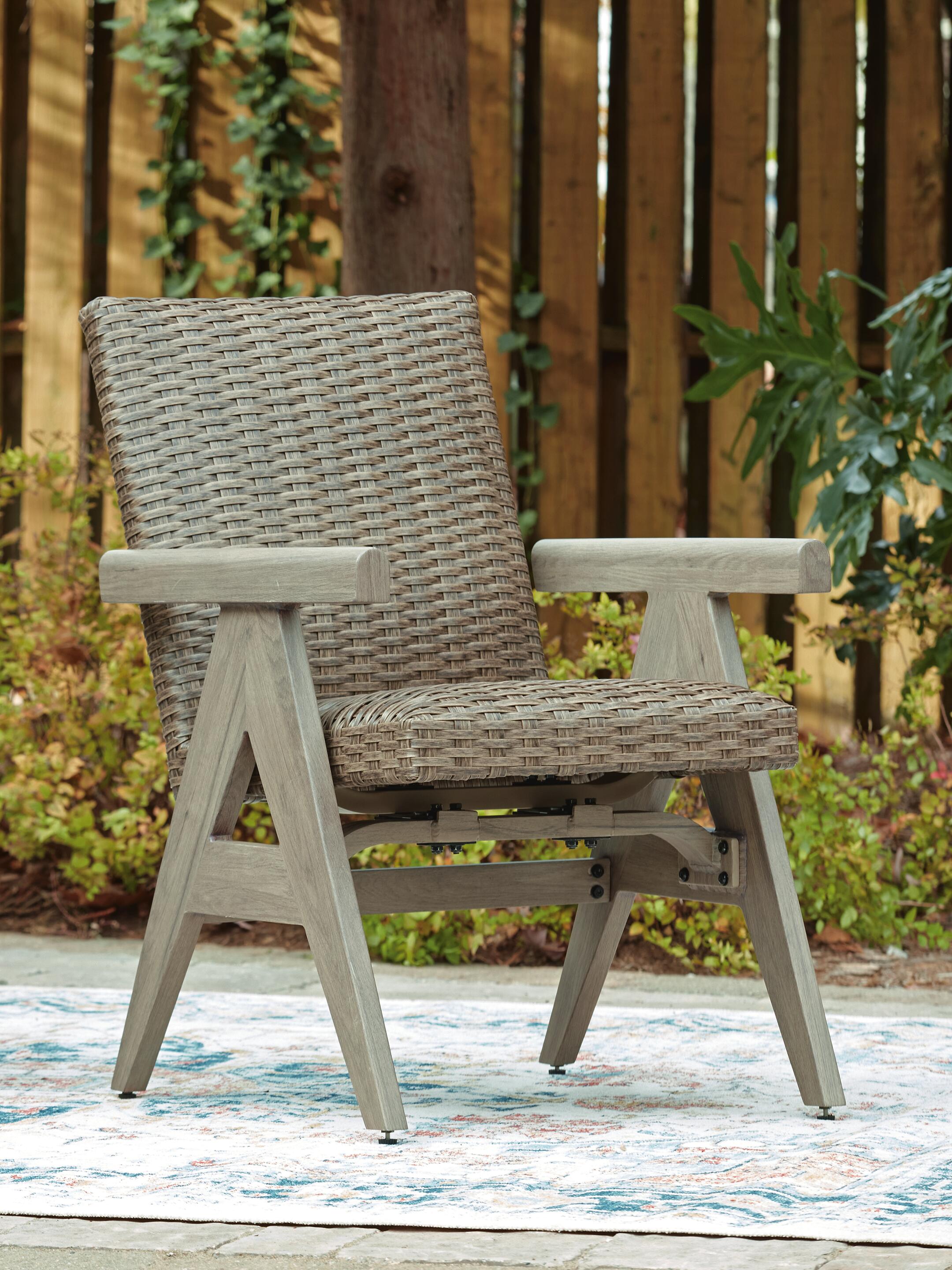 Carisbo Outdoor Dining Table and 4 Chairs, , large