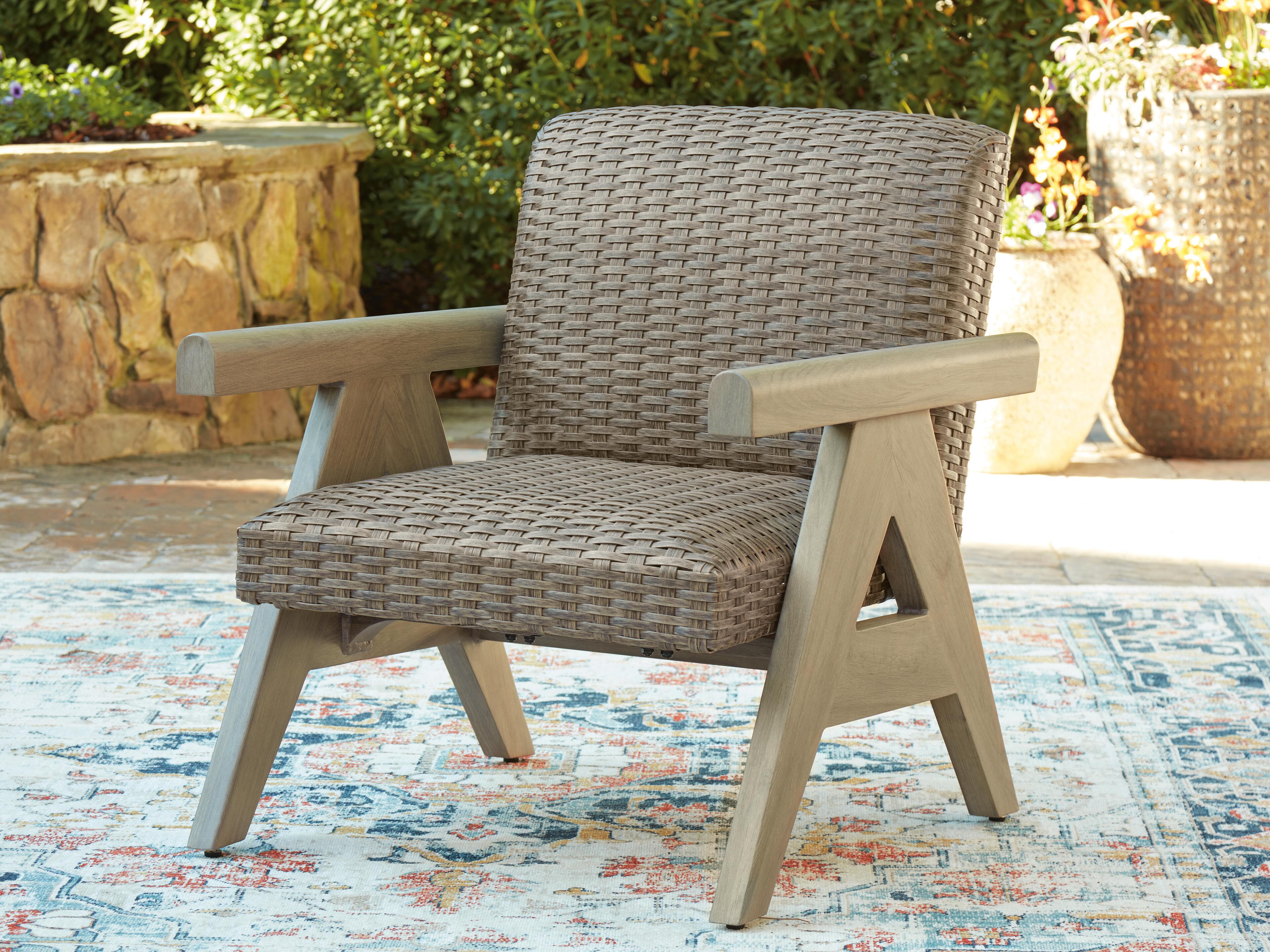 Cliff Trails Outdoor Rocking Lounge Chair - image 1