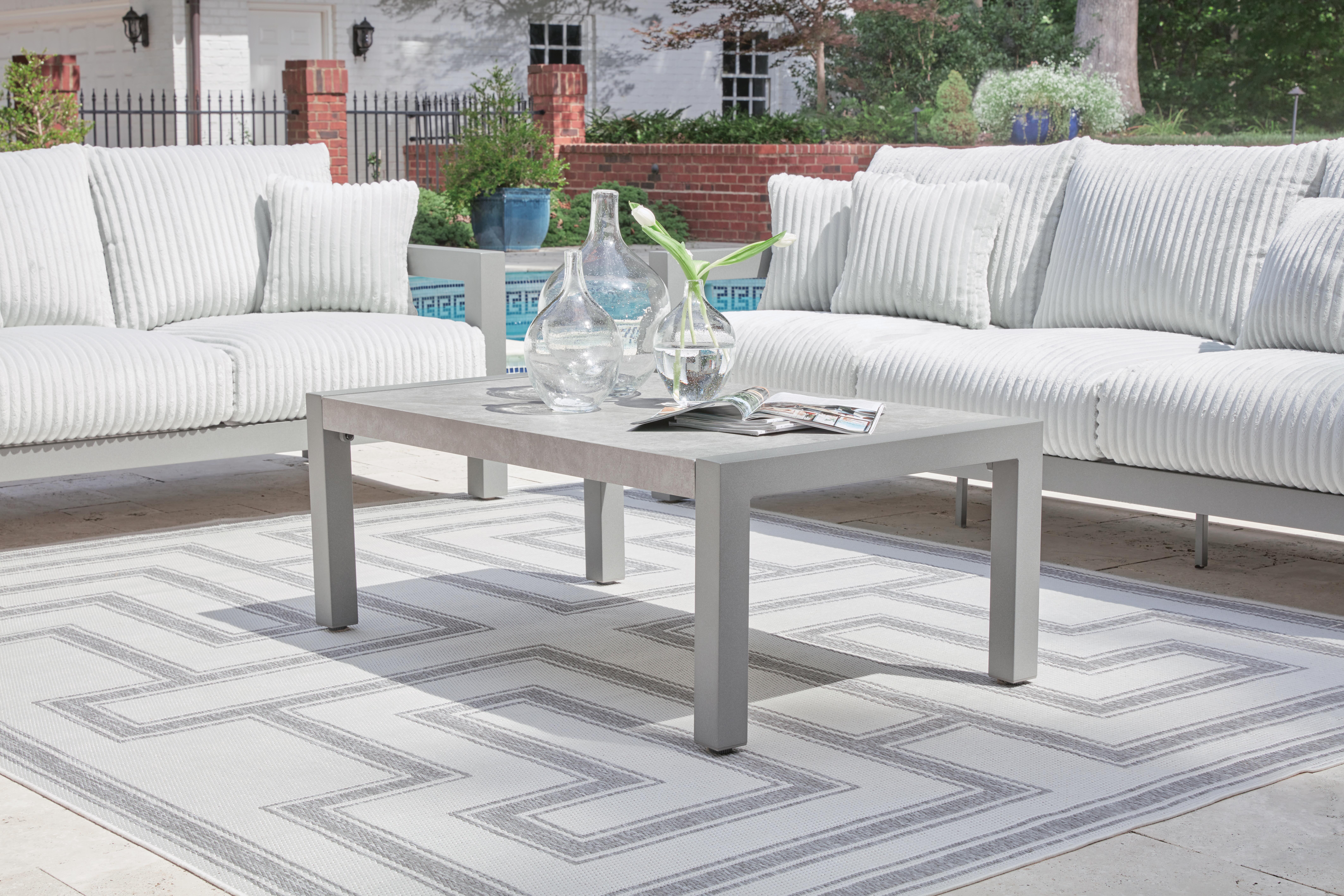 Moonlight View Outdoor Sofa and Loveseat with Coffee Table, , large