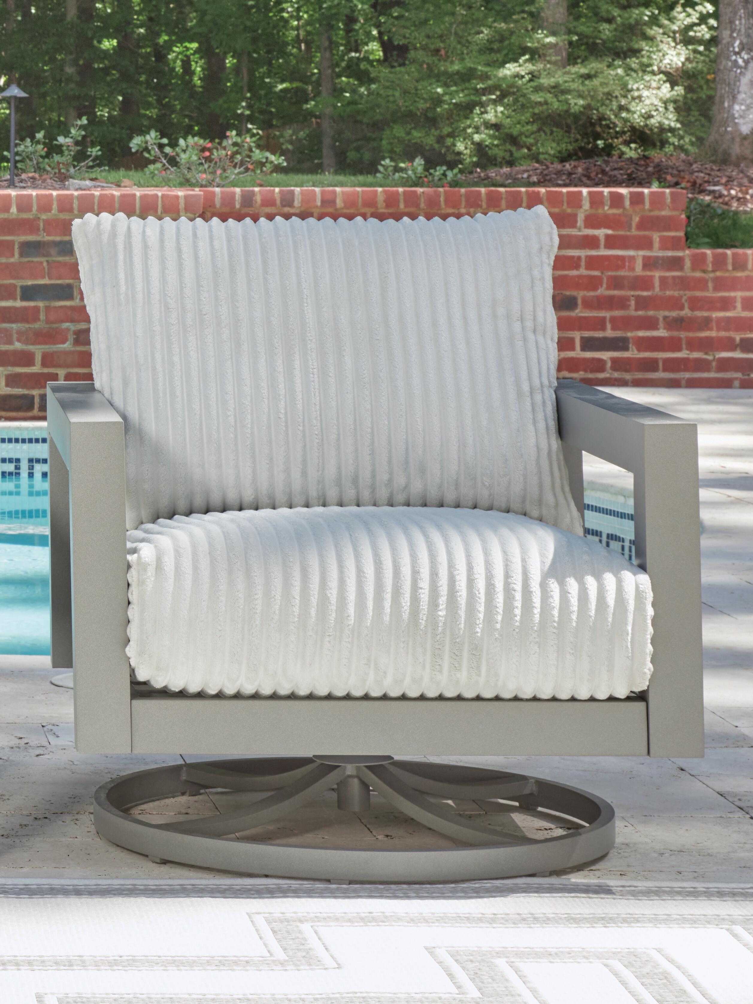 Moonlight View Outdoor Swivel Chair with Cushion - image 1