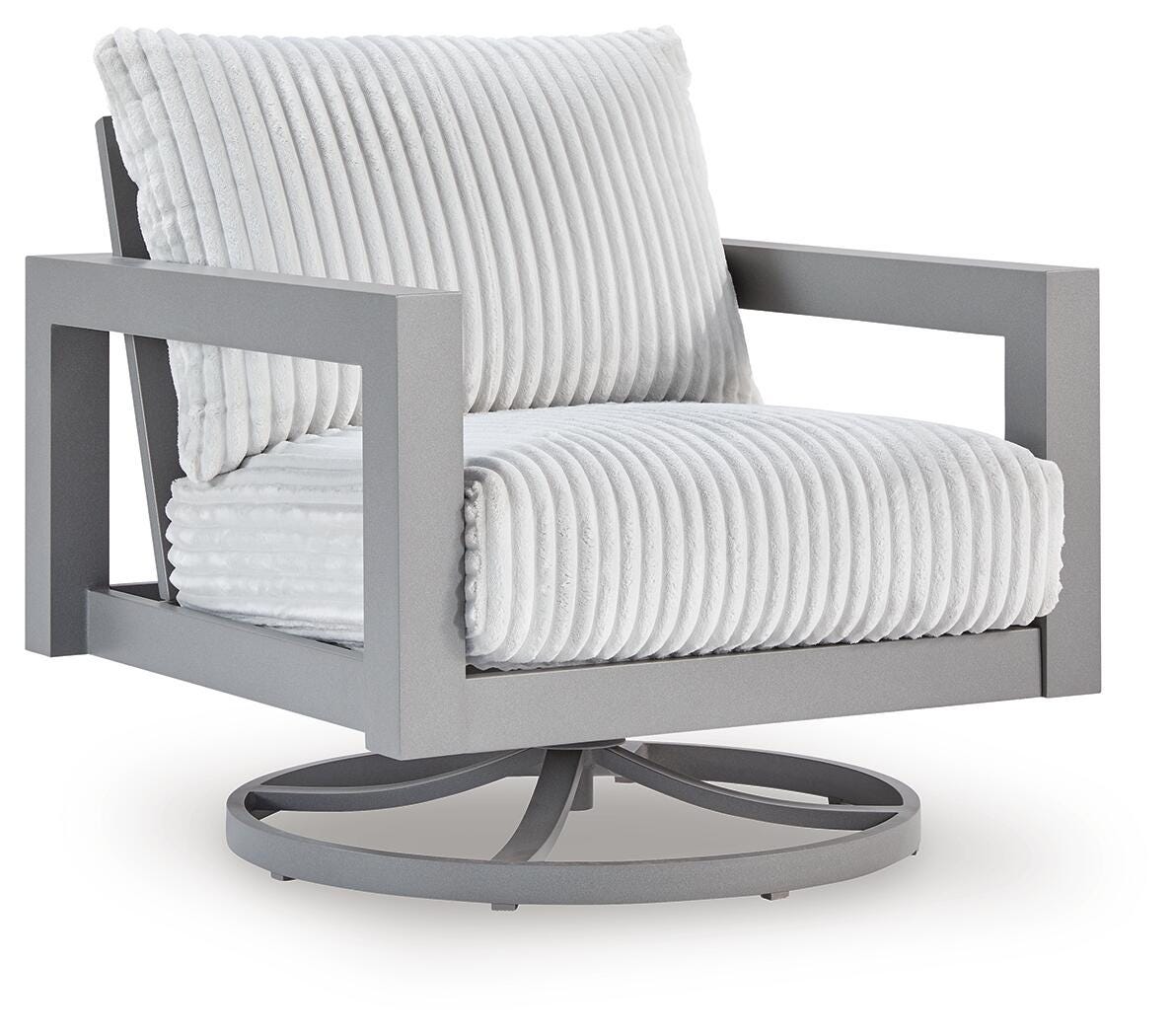 Moonlight View Outdoor Swivel Chair with Cushion - image 2