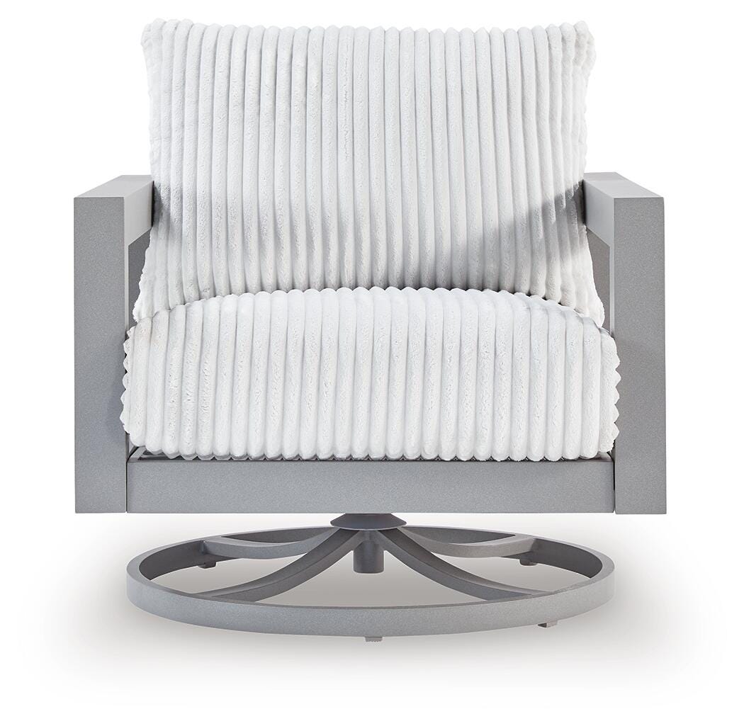 Moonlight View Outdoor Swivel Chair with Cushion - image 3