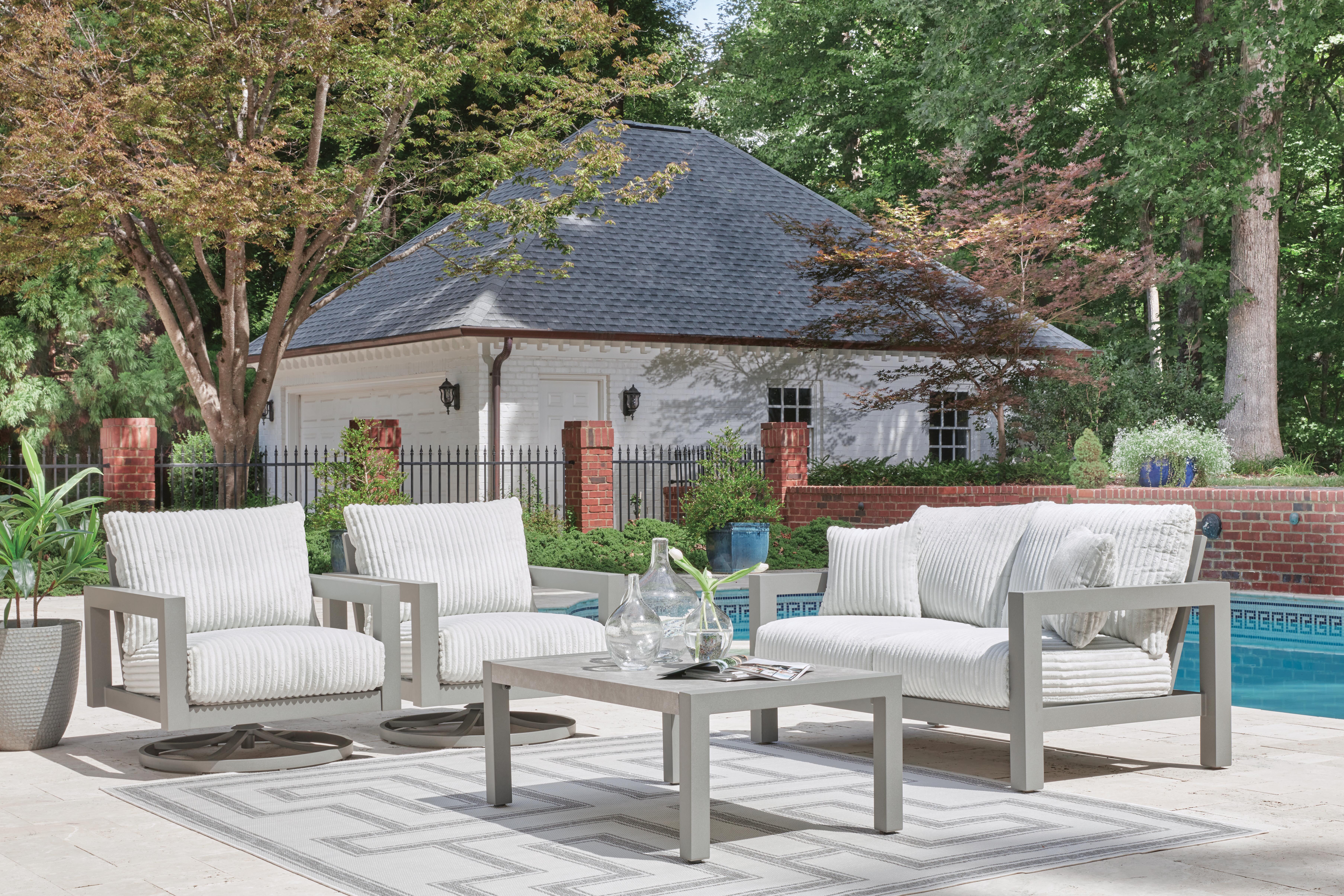 Moonlight View Outdoor Loveseat with Cushion | Ashley
