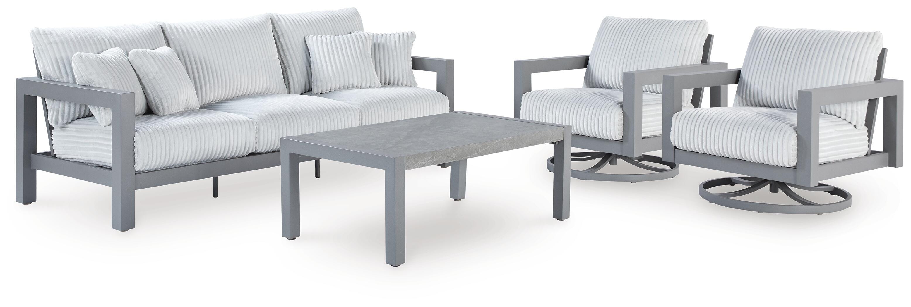 Hurley Park Outdoor Sofa, 2 Lounge Chairs and Coffee Table - image 1