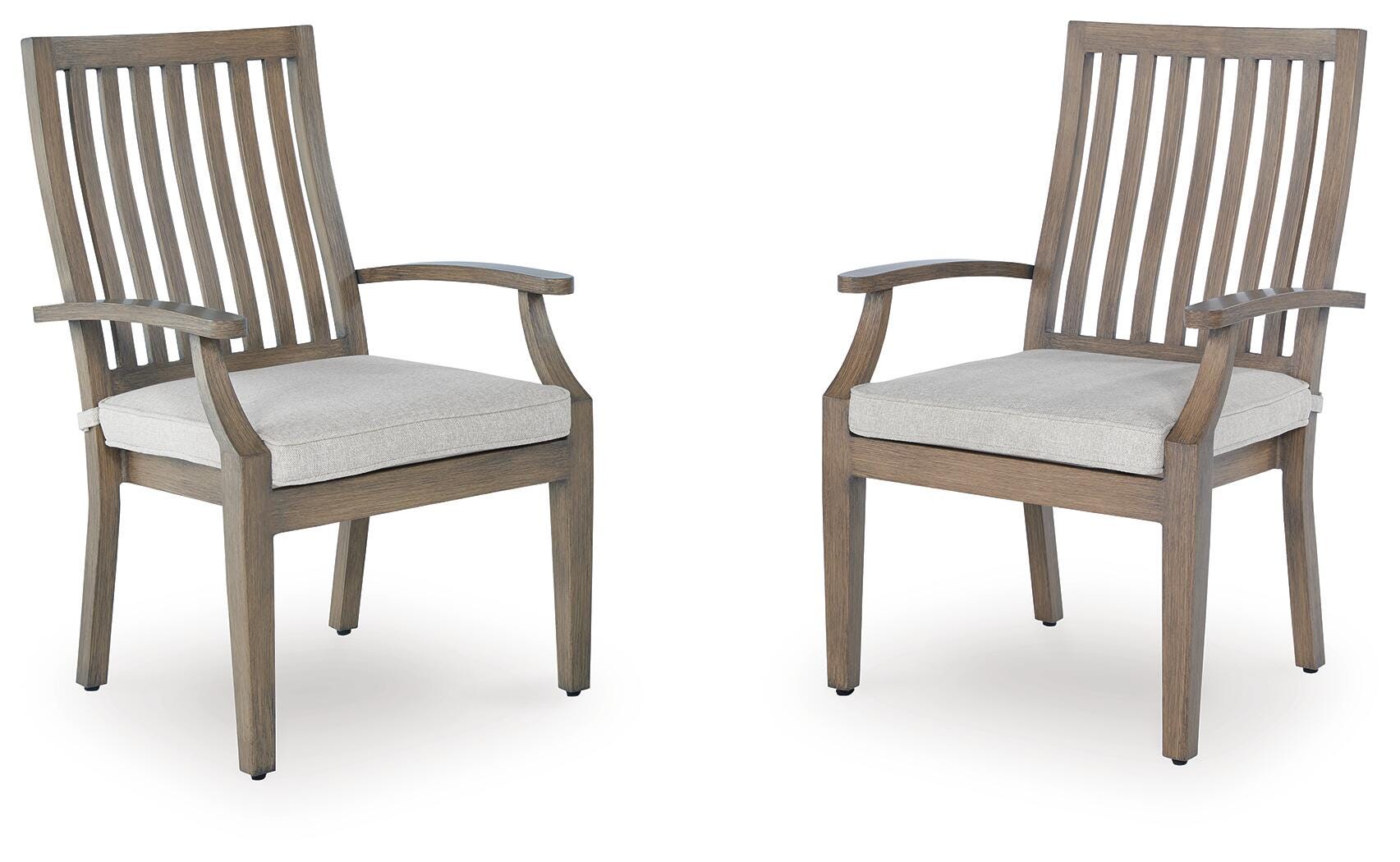 Rainier Ranch Outdoor Arm Chair with Cushion (Set of 2), , large
