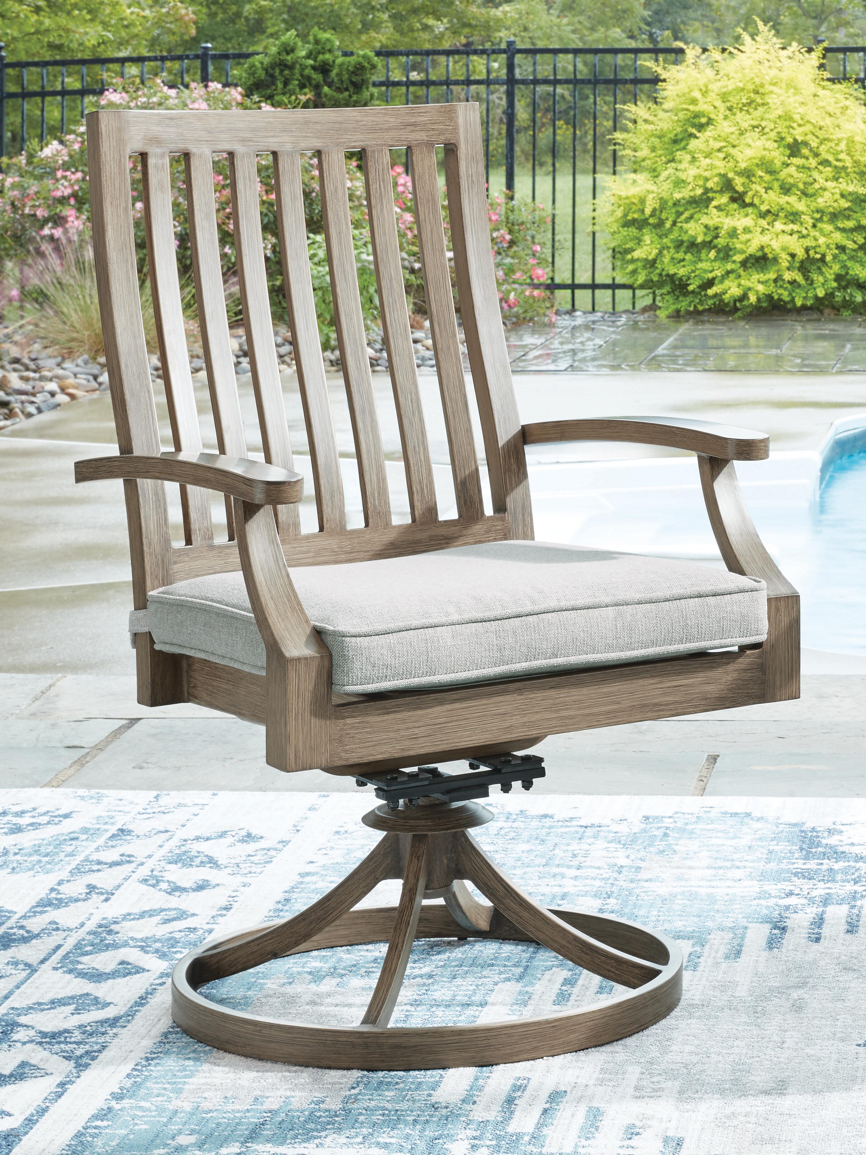 Rainier Ranch Outdoor Dining Table and 6 Chairs, , large