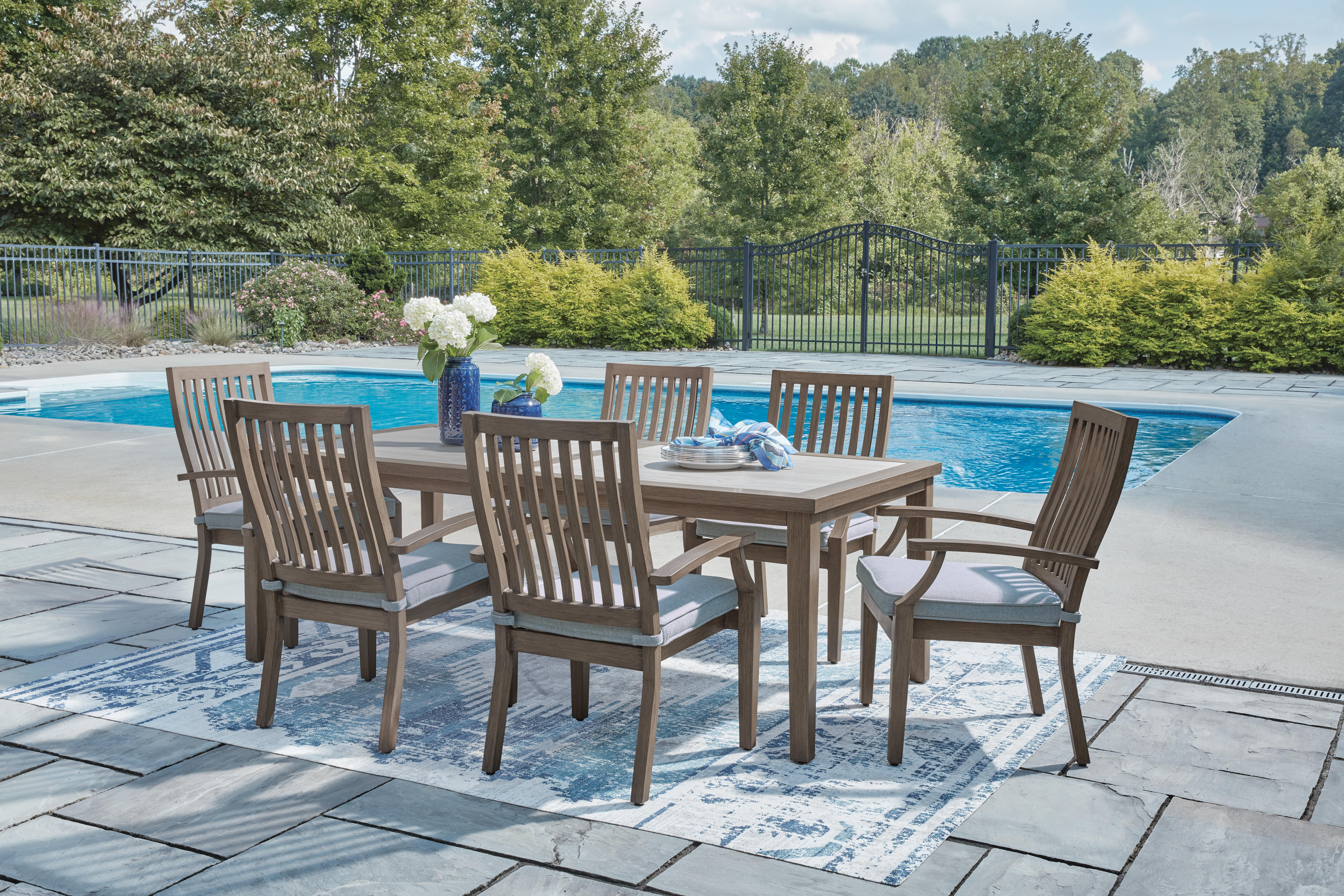 Rainier Ranch Outdoor Arm Chair with Cushion (Set of 2) - image 7