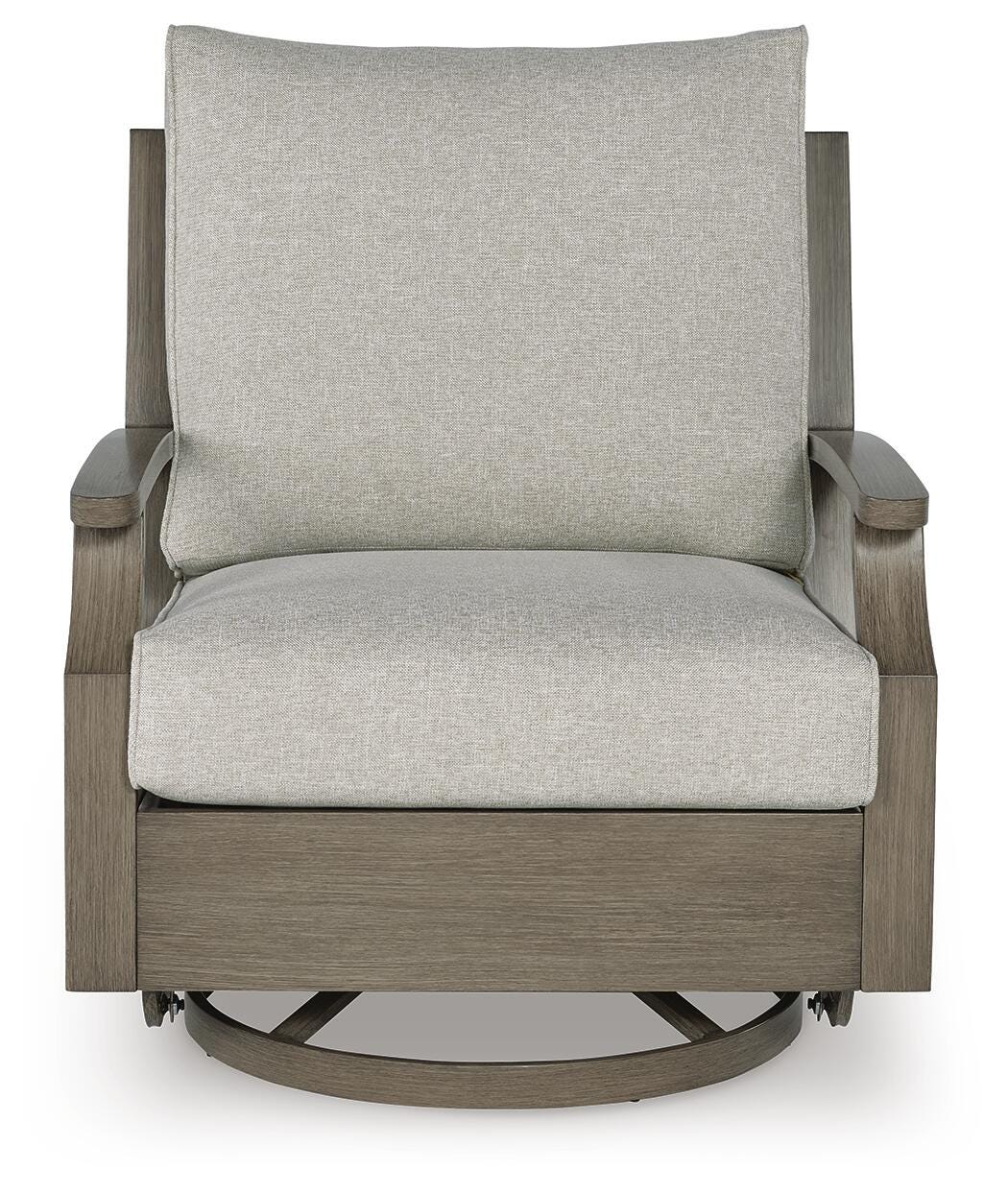 Rainier Ranch Outdoor Swivel Glider Chair with Cushion - image 4