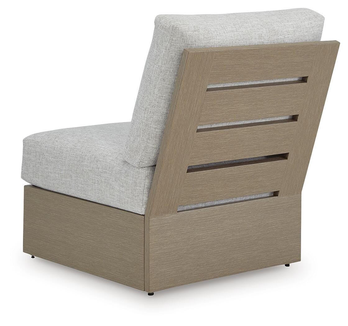 Kimpton Isle Outdoor Armless Chair with Cushion - image 5
