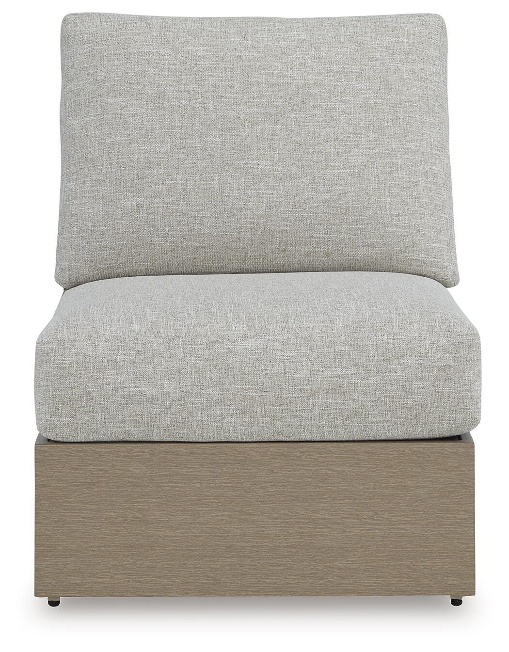 Kimpton Isle Outdoor Armless Chair with Cushion - image 3