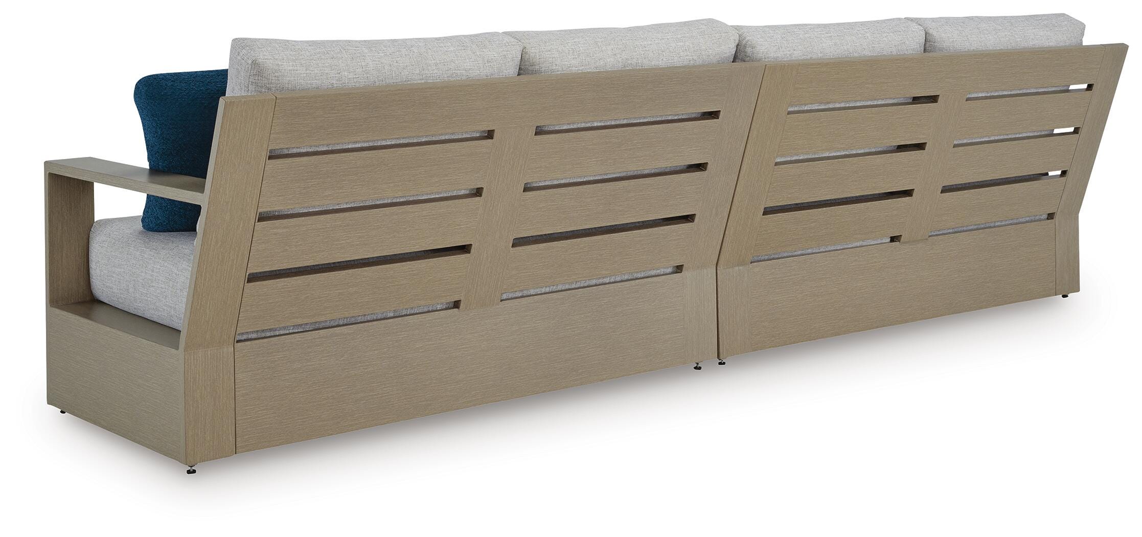 Kimpton Isle Right-Arm Facing/Left-Arm Facing Outdoor Loveseat with Cushion (Set of 2) - image 4
