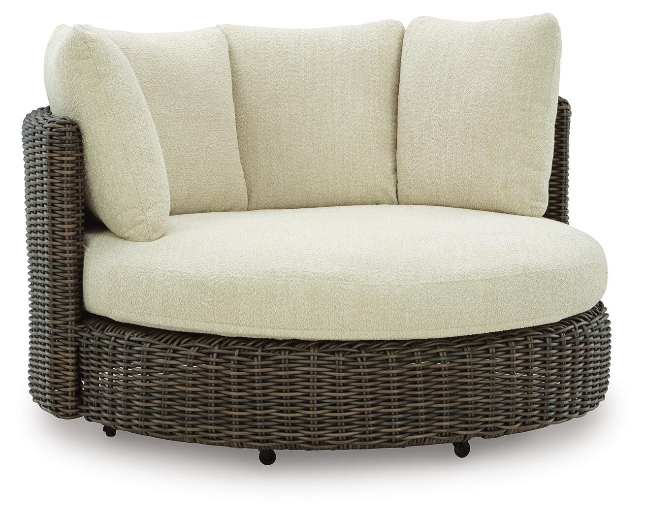 Kimora Outdoor Swivel Lounge Chair with Cushion - image 2