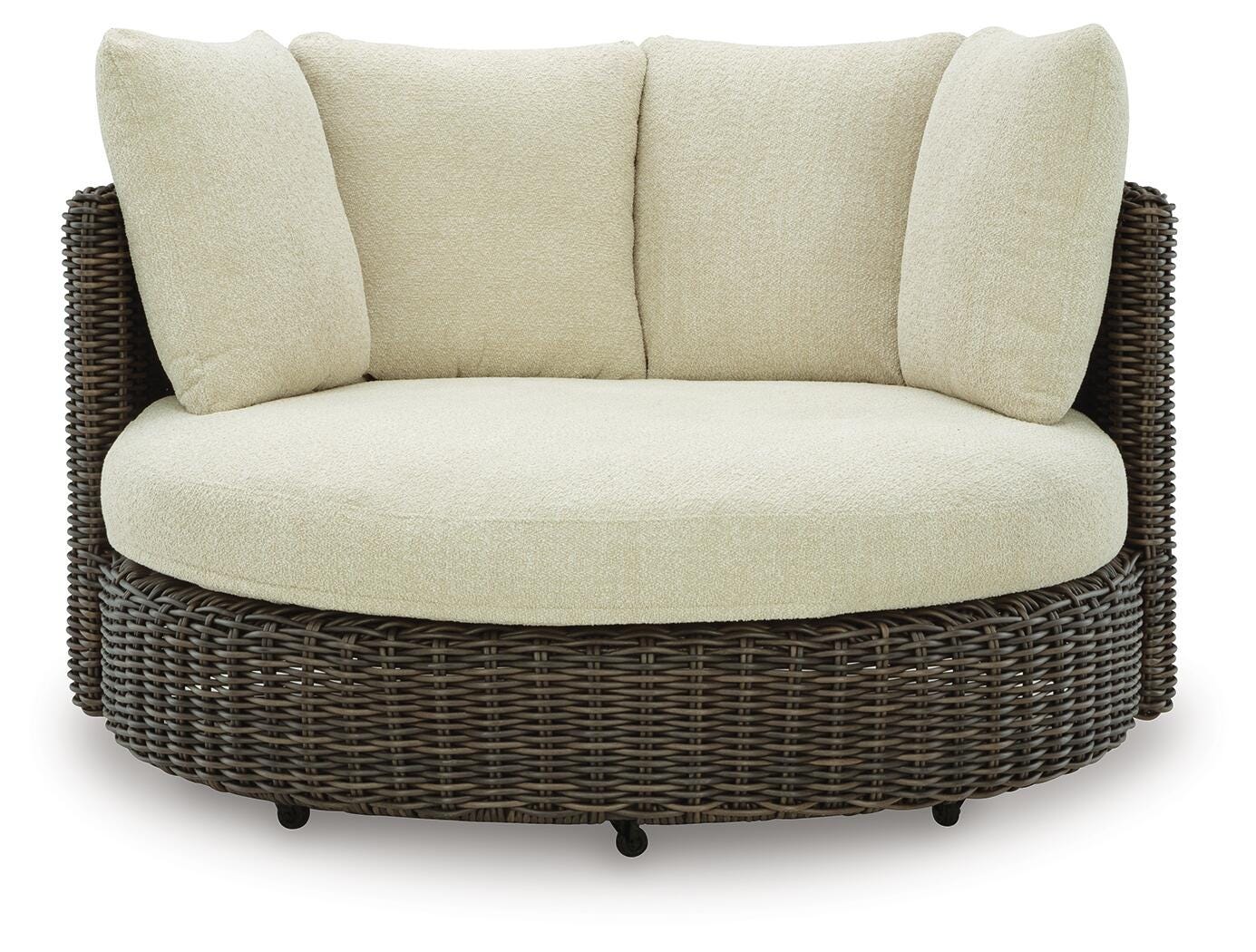Kimora Outdoor Swivel Lounge Chair with Cushion - image 3