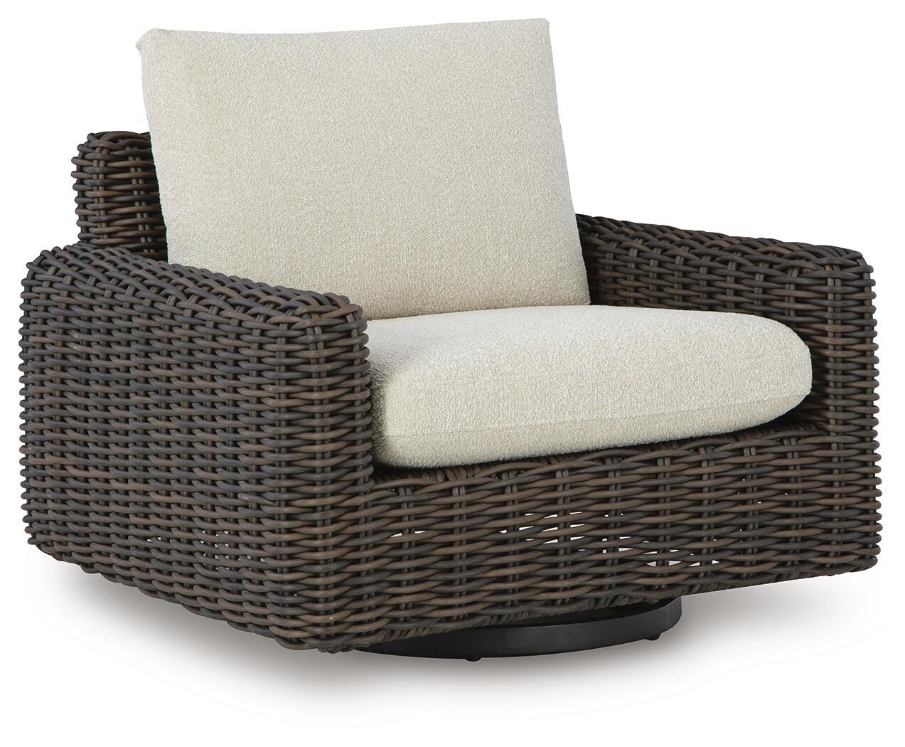 Kimora Outdoor Swivel Lounge Chair, , large