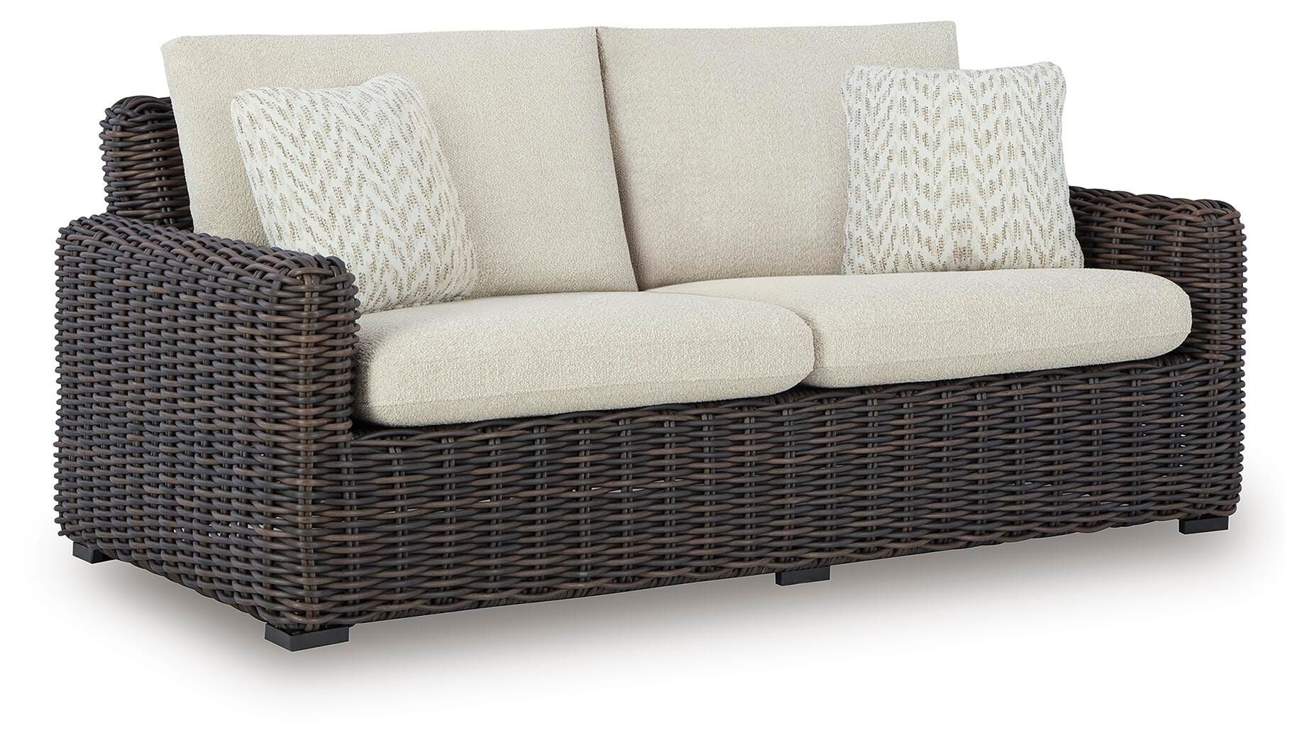 Kimora Outdoor Loveseat with Cushion - image 2