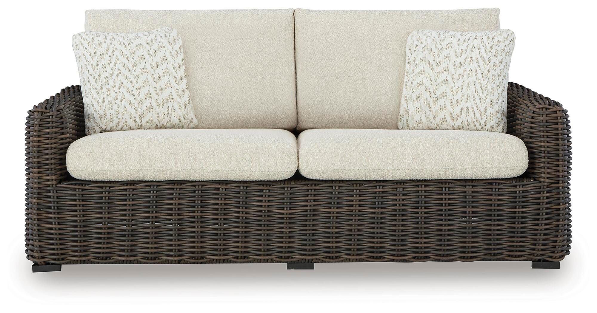 Kimora Outdoor Loveseat with Cushion - image 3