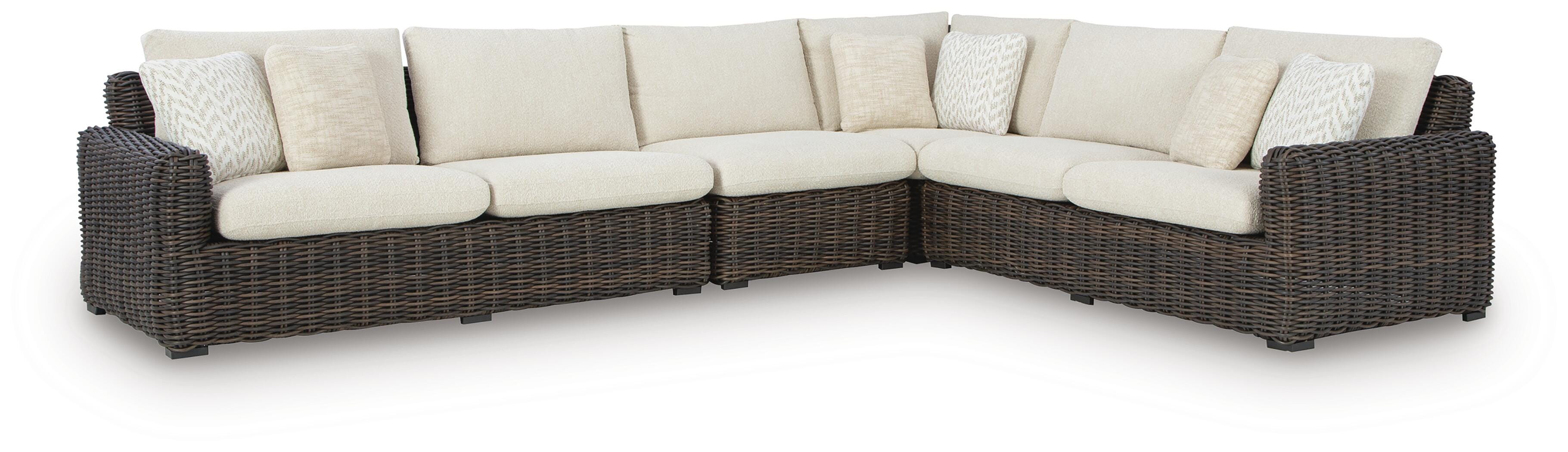 Kimora 4-Piece Outdoor Sectional, , large