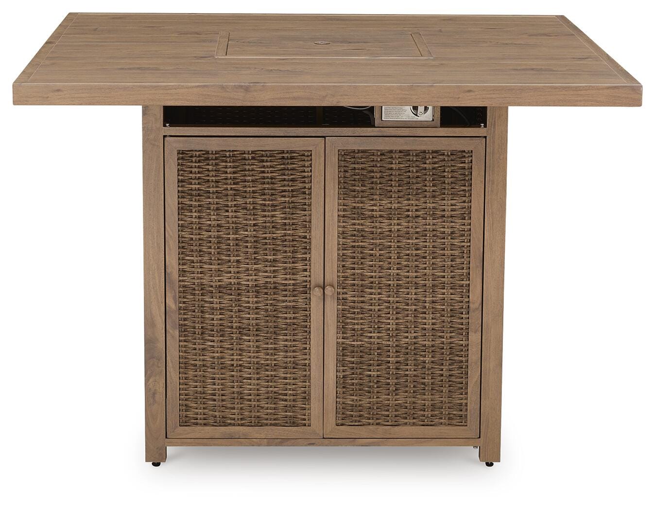Walton Bridge Outdoor Bar Table with Fire Pit - image 4