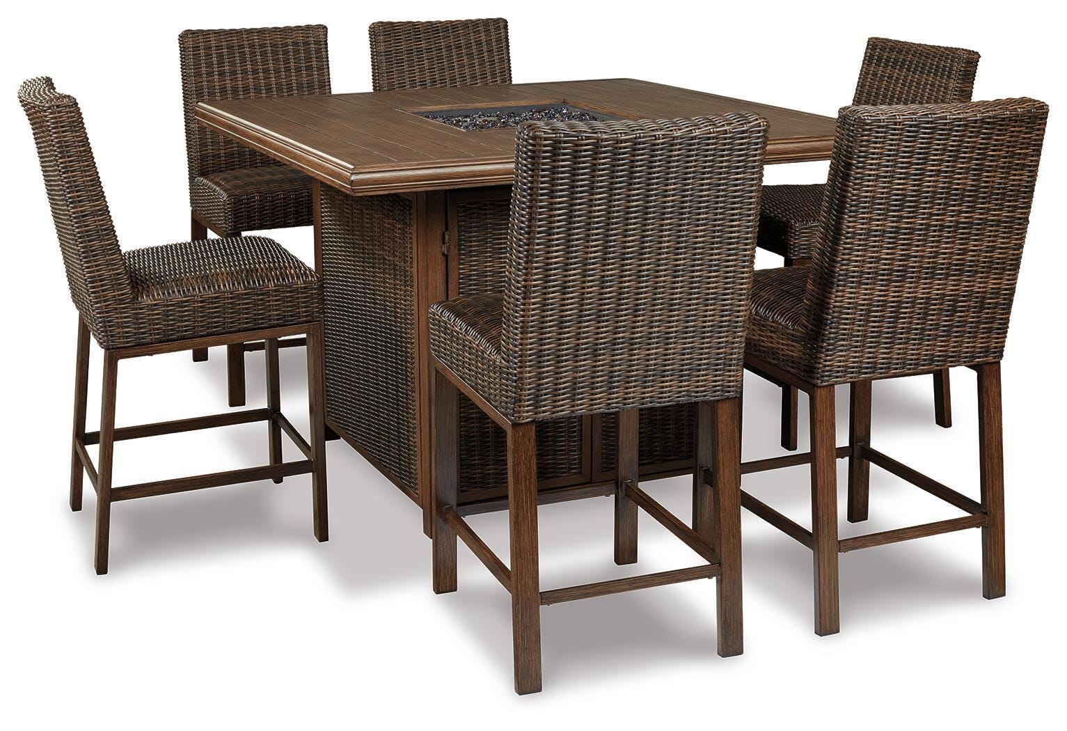 Paradise Trail Bar Table with Fire Pit - image 6