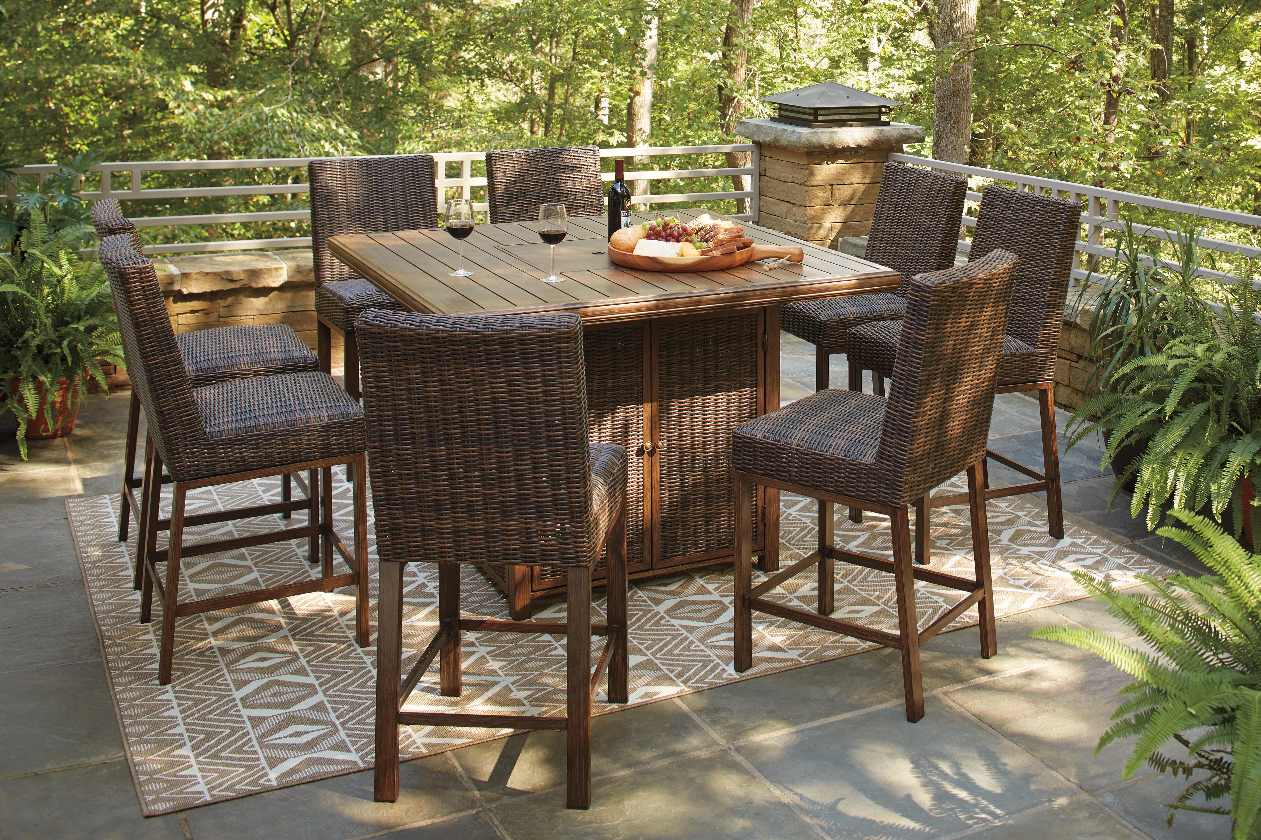 Paradise Trail Bar Table with Fire Pit - image 12