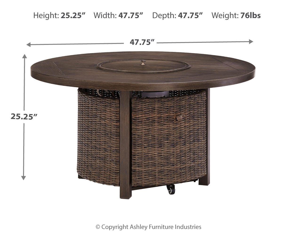 Paradise Trail Fire Pit Table - image 4