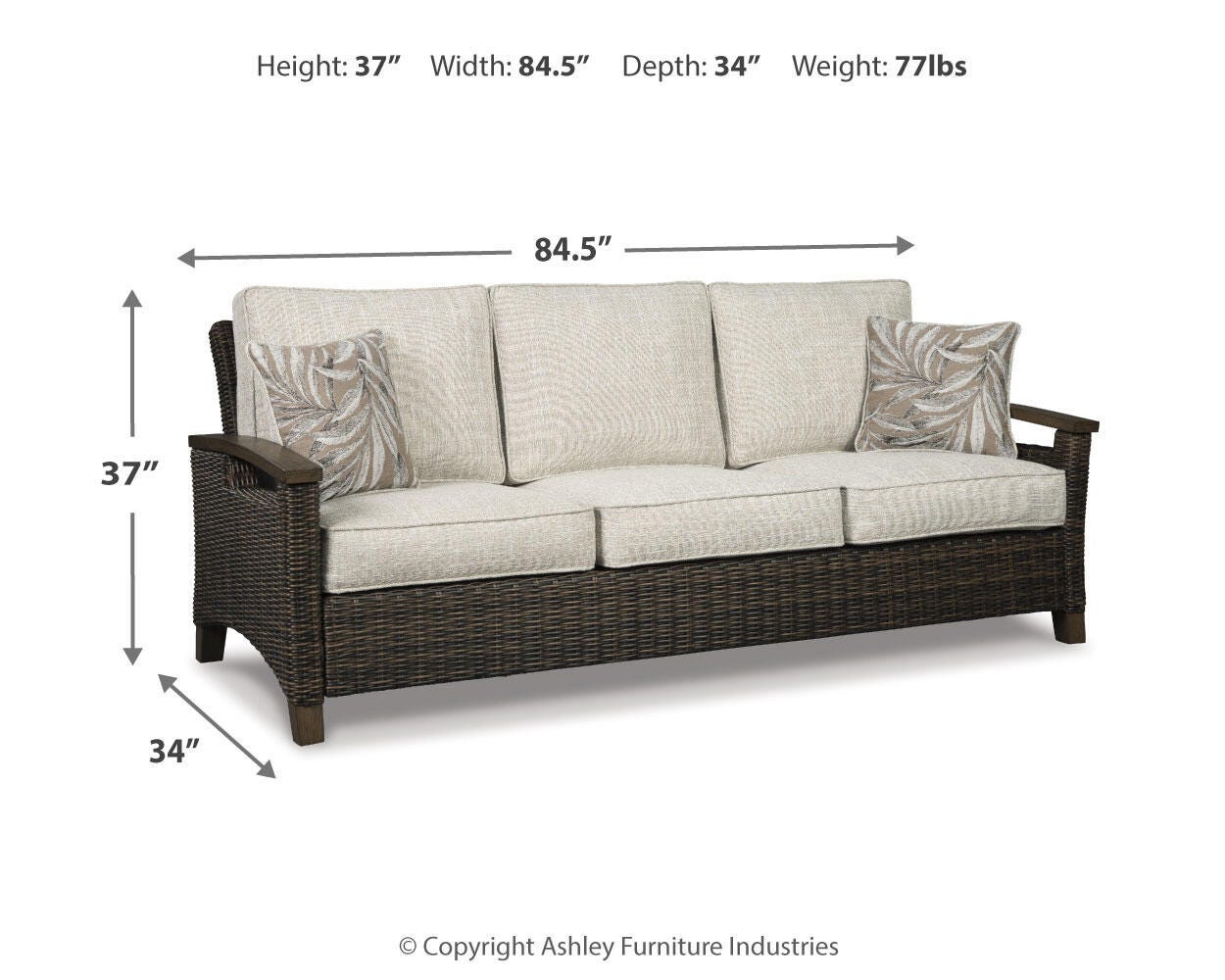 Paradise Trail Sofa with Cushion - image 4