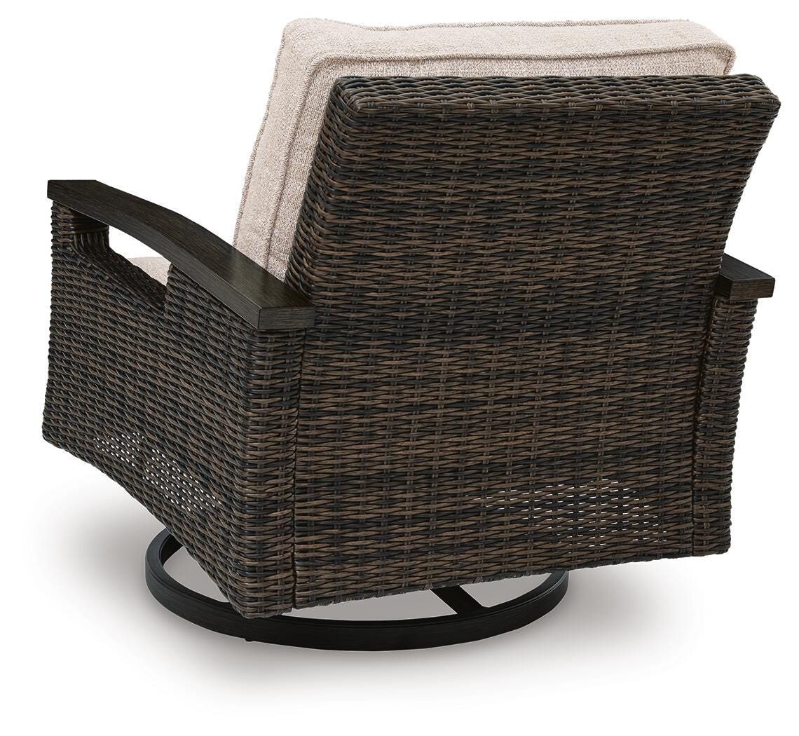 Drakes Beach Outdoor Swivel Lounge Chair (Set of 2) - image 5