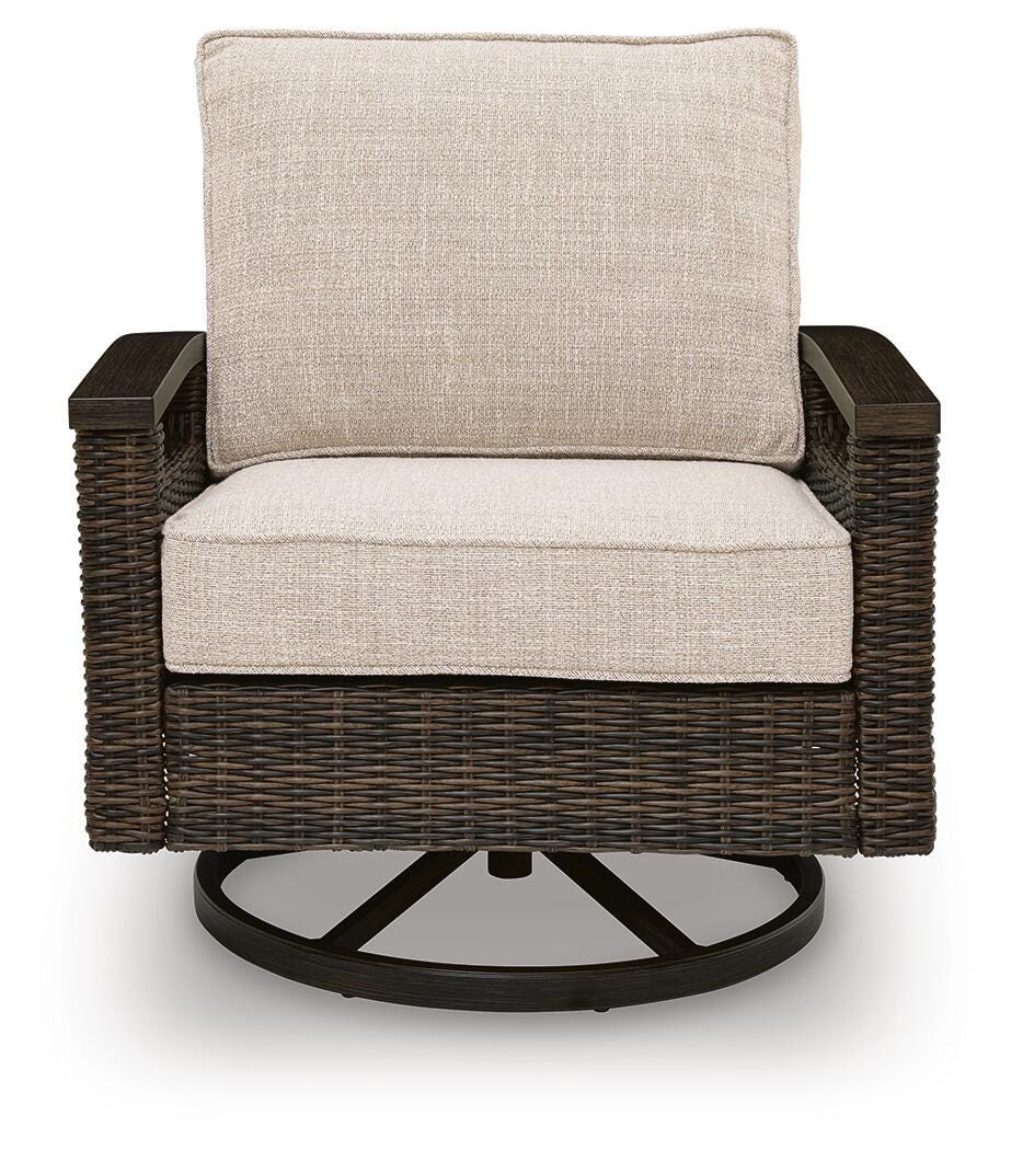 Drakes Beach Outdoor Swivel Lounge Chair (Set of 2) - image 4