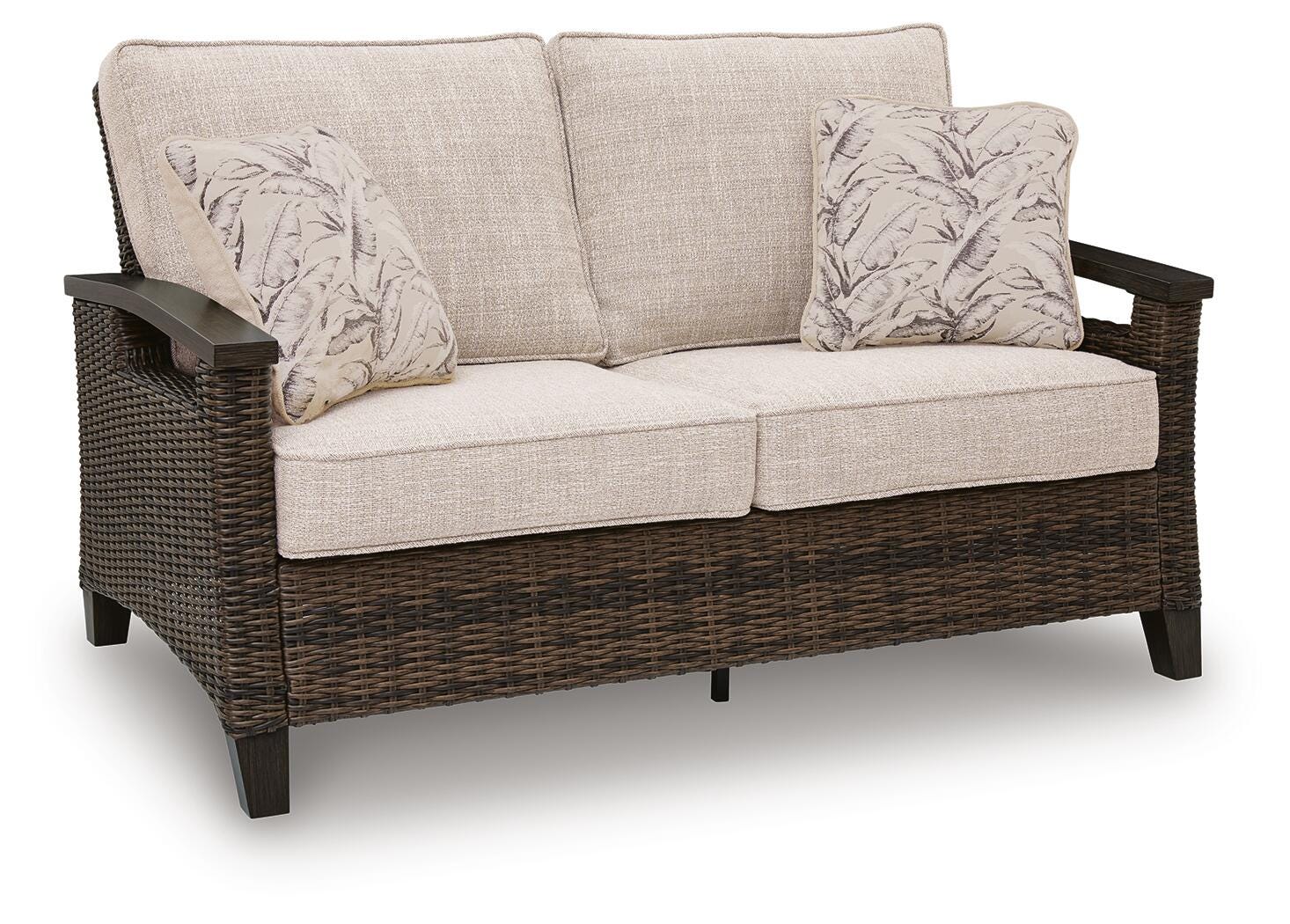 Drakes Beach Outdoor Loveseat with Cushion - image 2