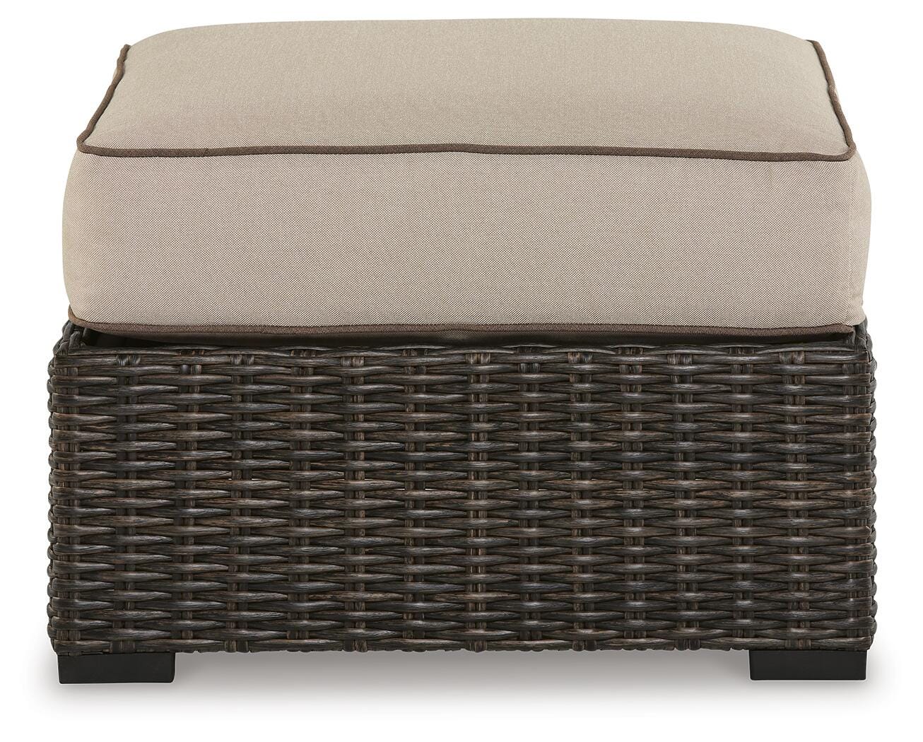 Coastline Bay Outdoor Ottoman with Cushion - image 3