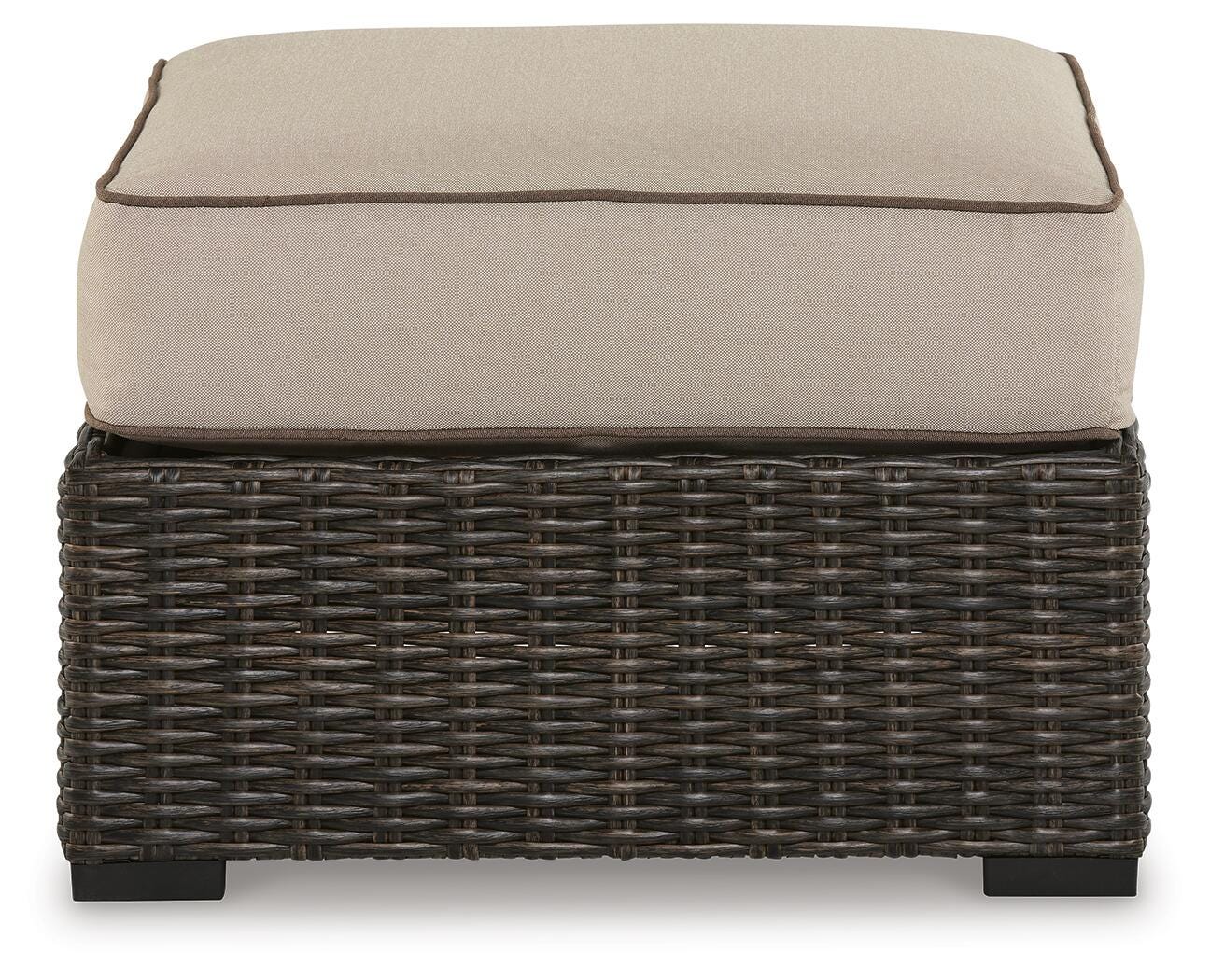 Coastline Bay Outdoor Ottoman with Cushion - image 4