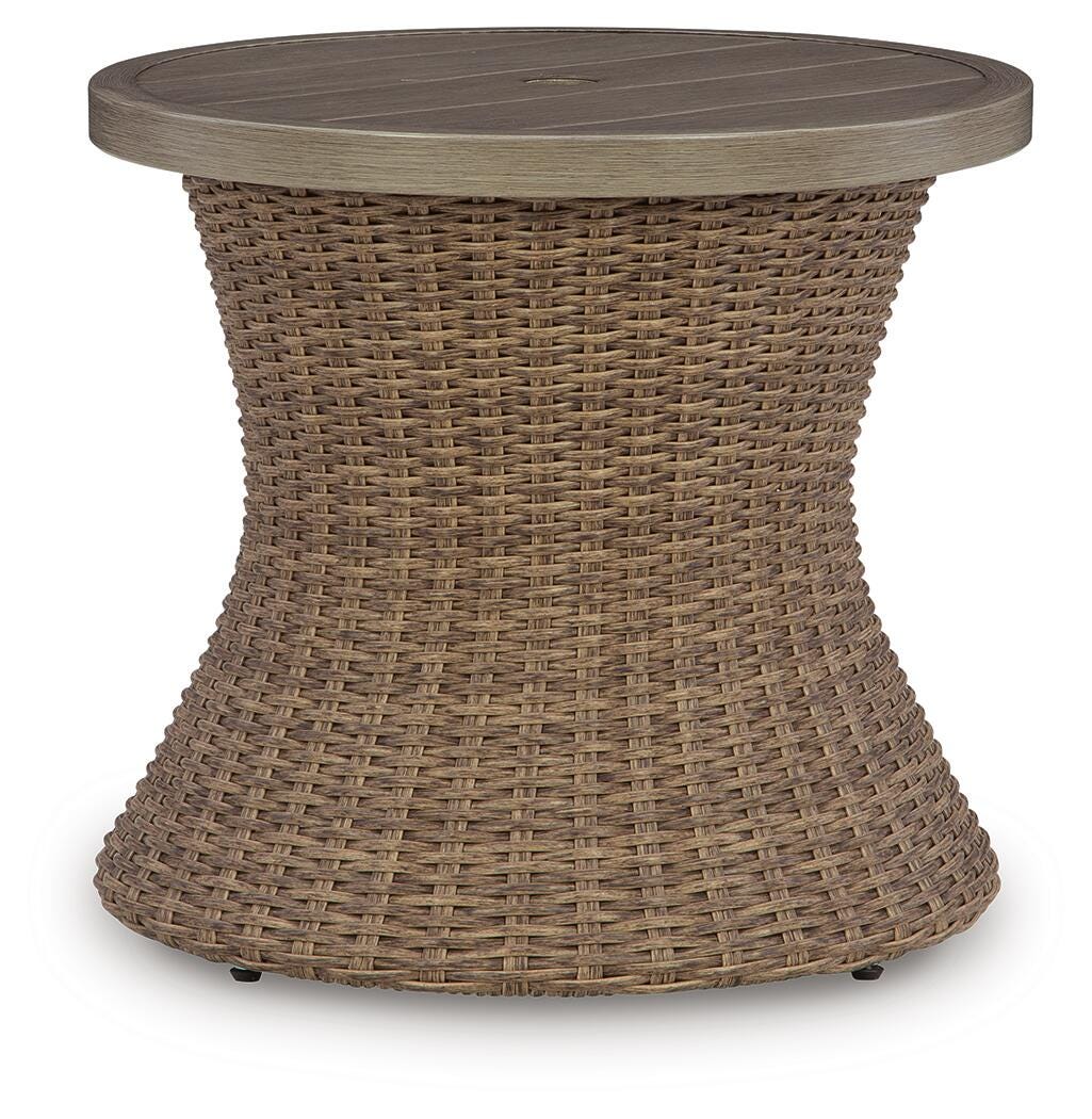 Revare Beach Outdoor End Table, , large