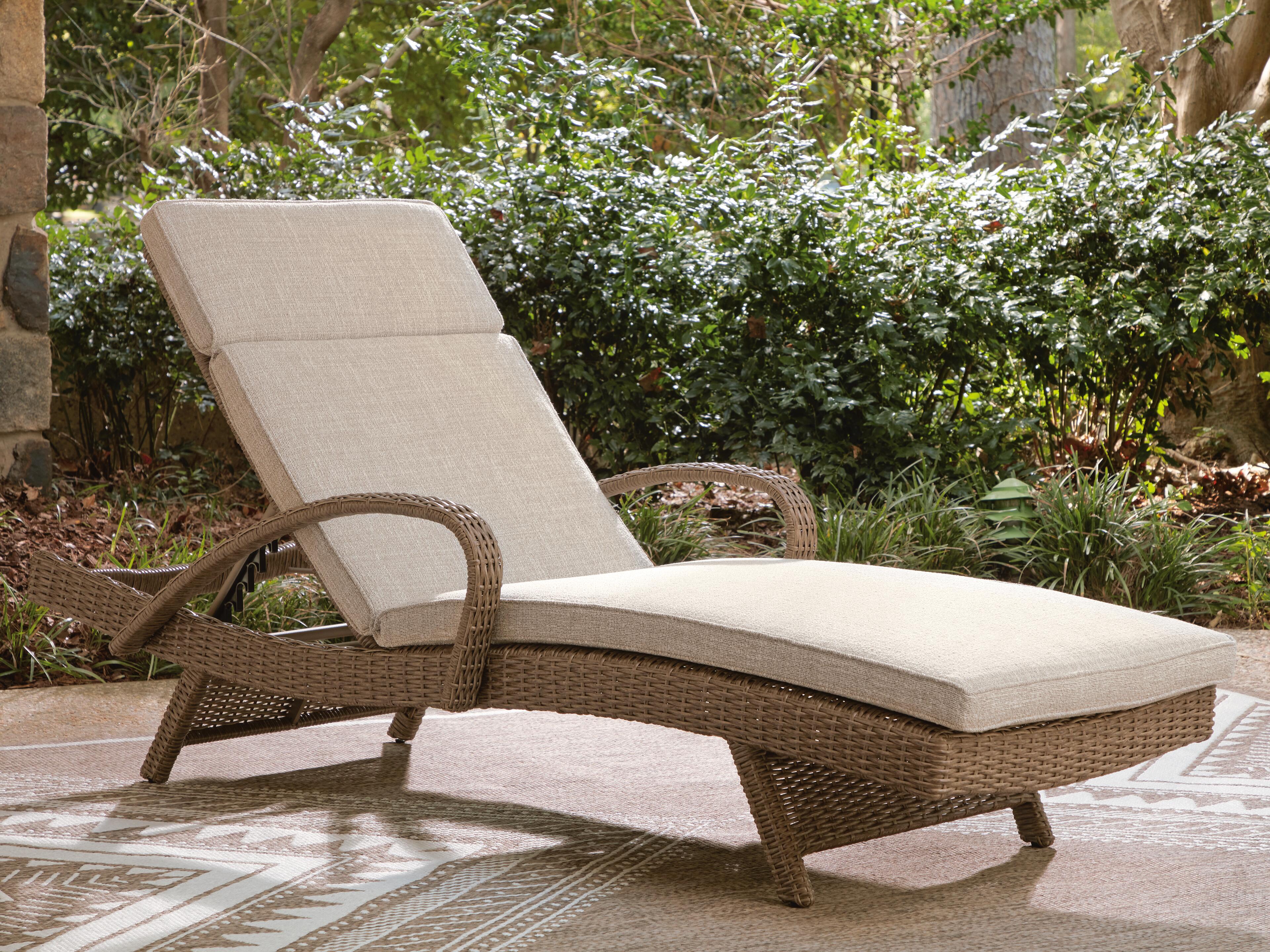 Revare Beach Chaise Lounge with Cushion - image 1