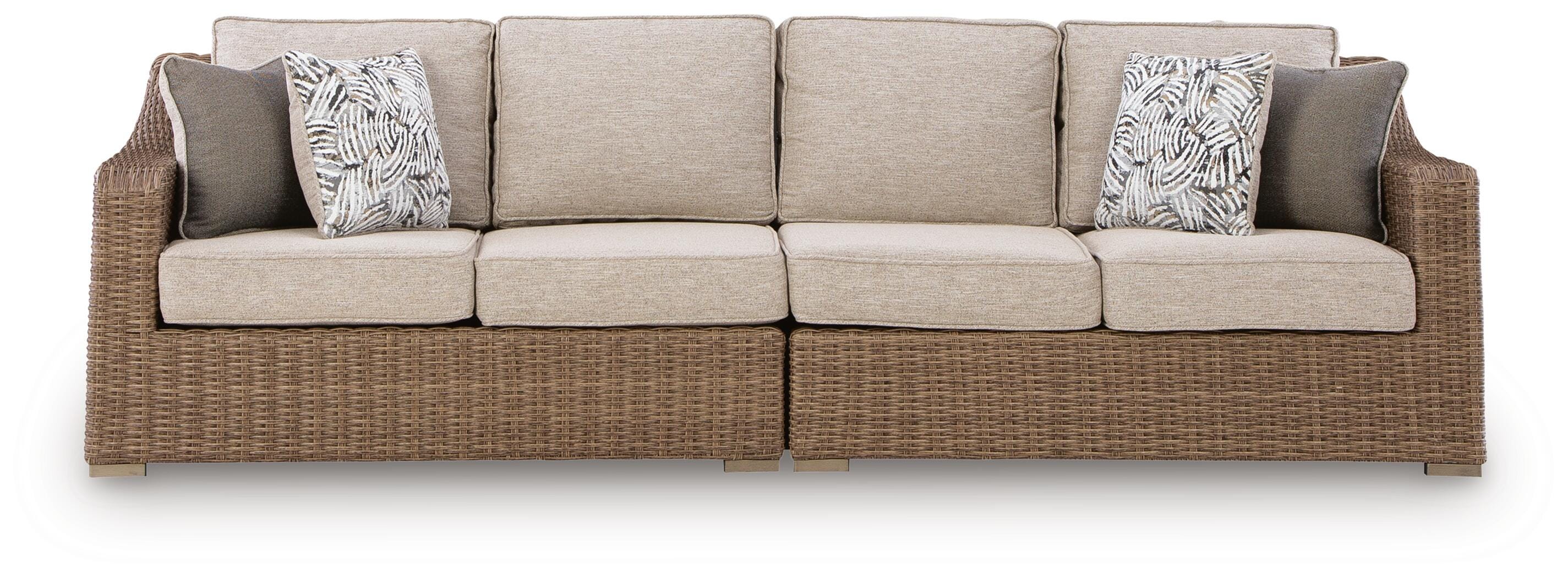Laguna Heights Outdoor Right and Left-arm Facing Loveseat with Cushion (Set of 2) - image 2