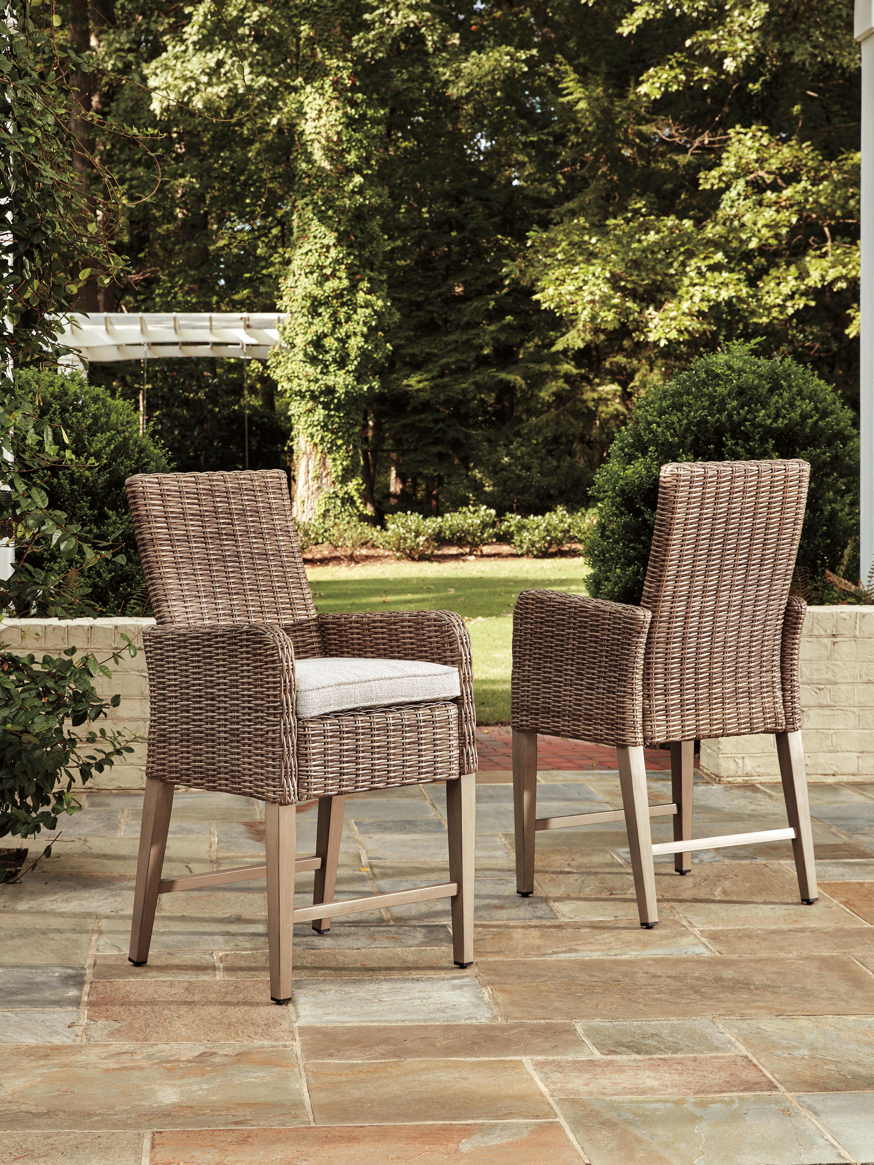 Beachcroft Outdoor Bar Stool with Cushion (Set of 2) - image 6