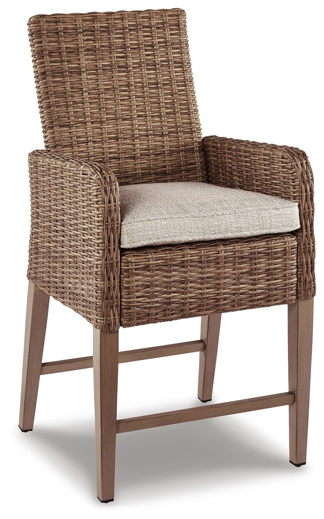 Beachcroft Outdoor Bar Stool with Cushion (Set of 2) - image 2