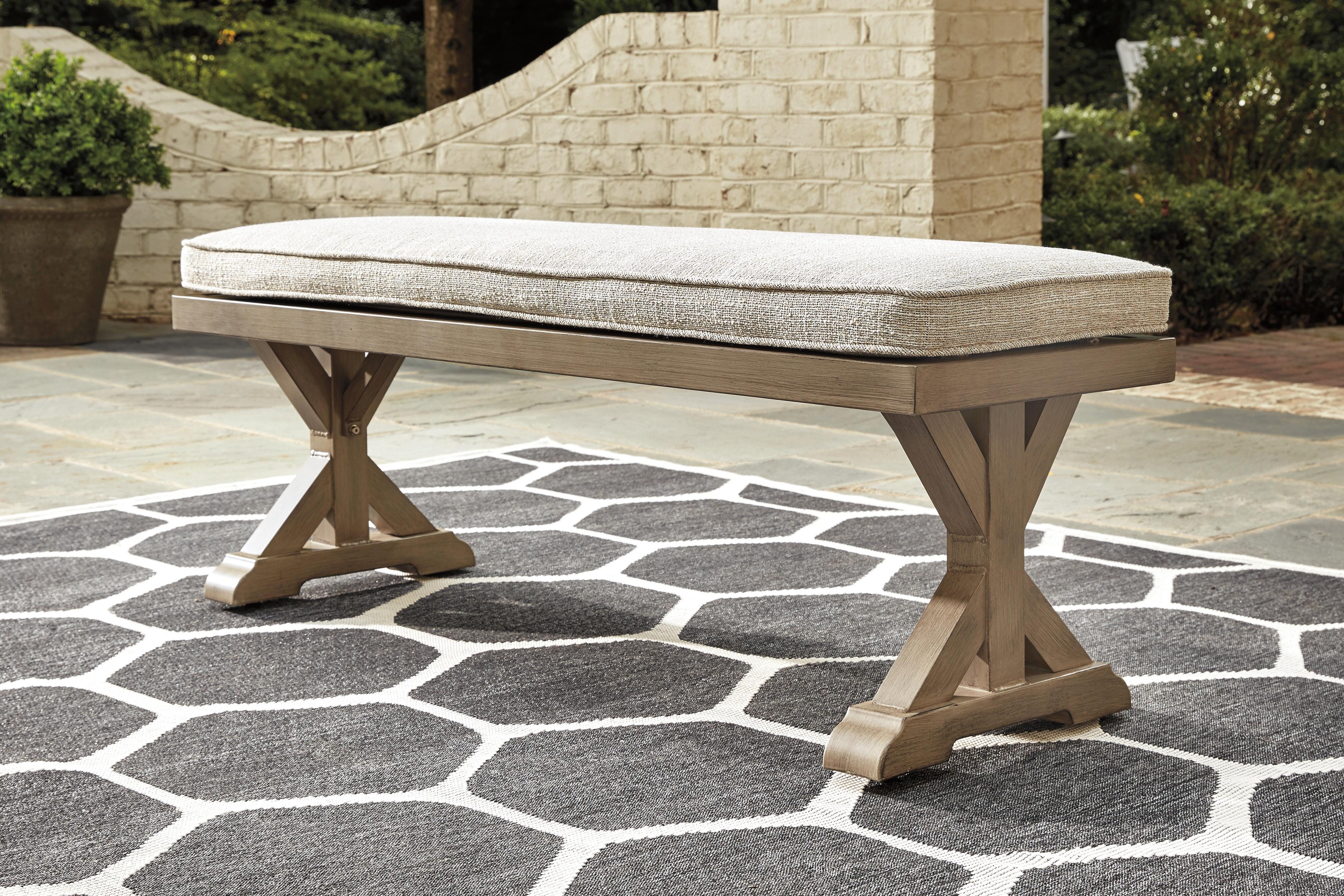 Beachcroft Outdoor Bench with Cushion product photo