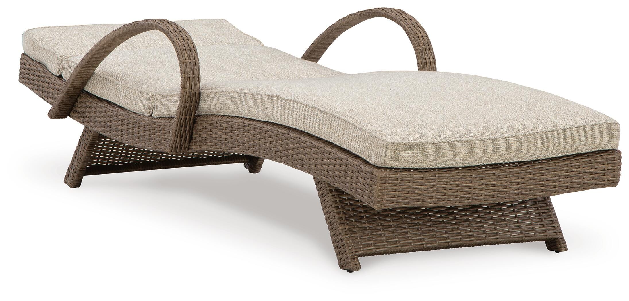 Beachcroft Outdoor Chaise Lounge with Cushion - image 3
