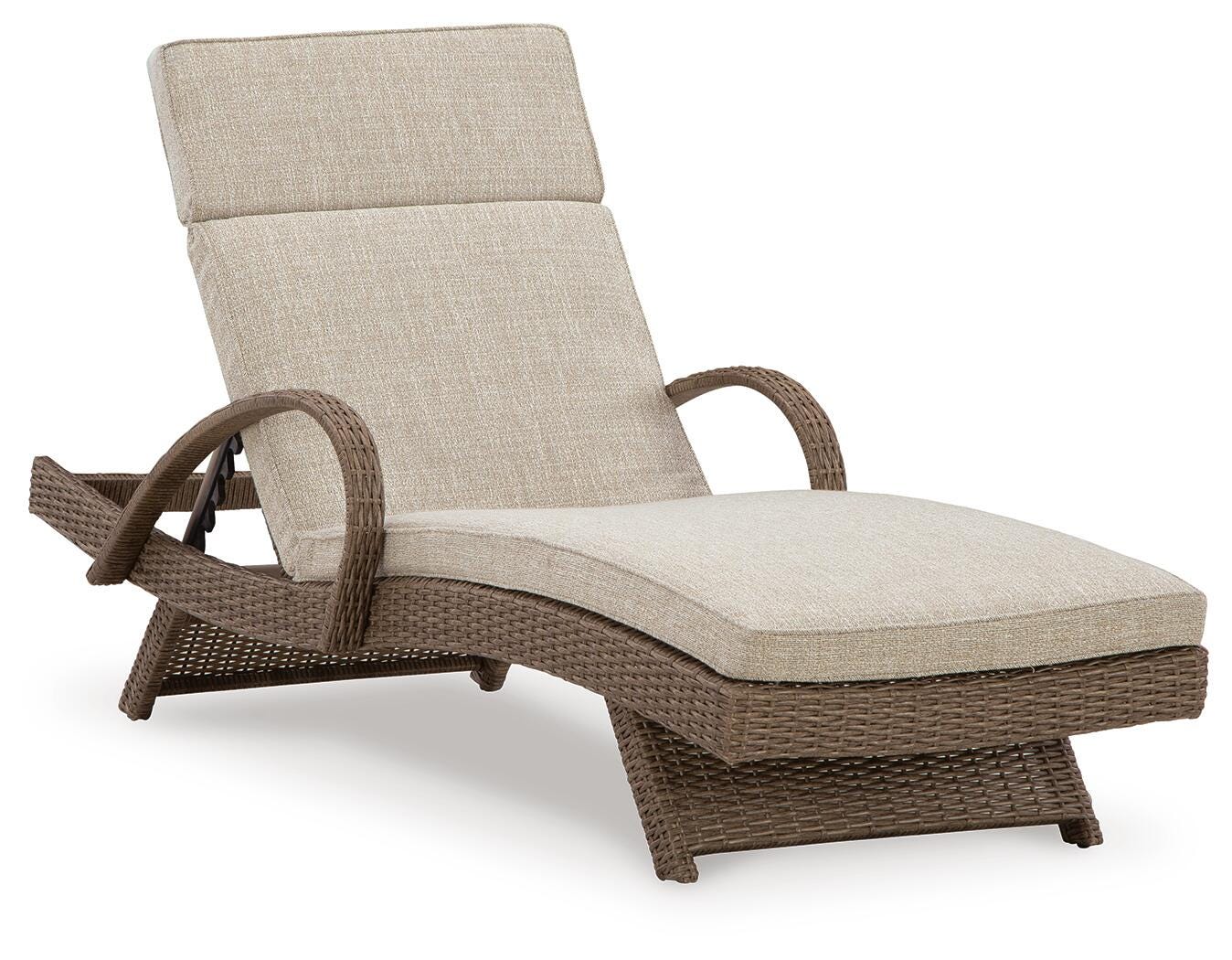 Beachcroft Outdoor Chaise Lounge with Cushion - image 2