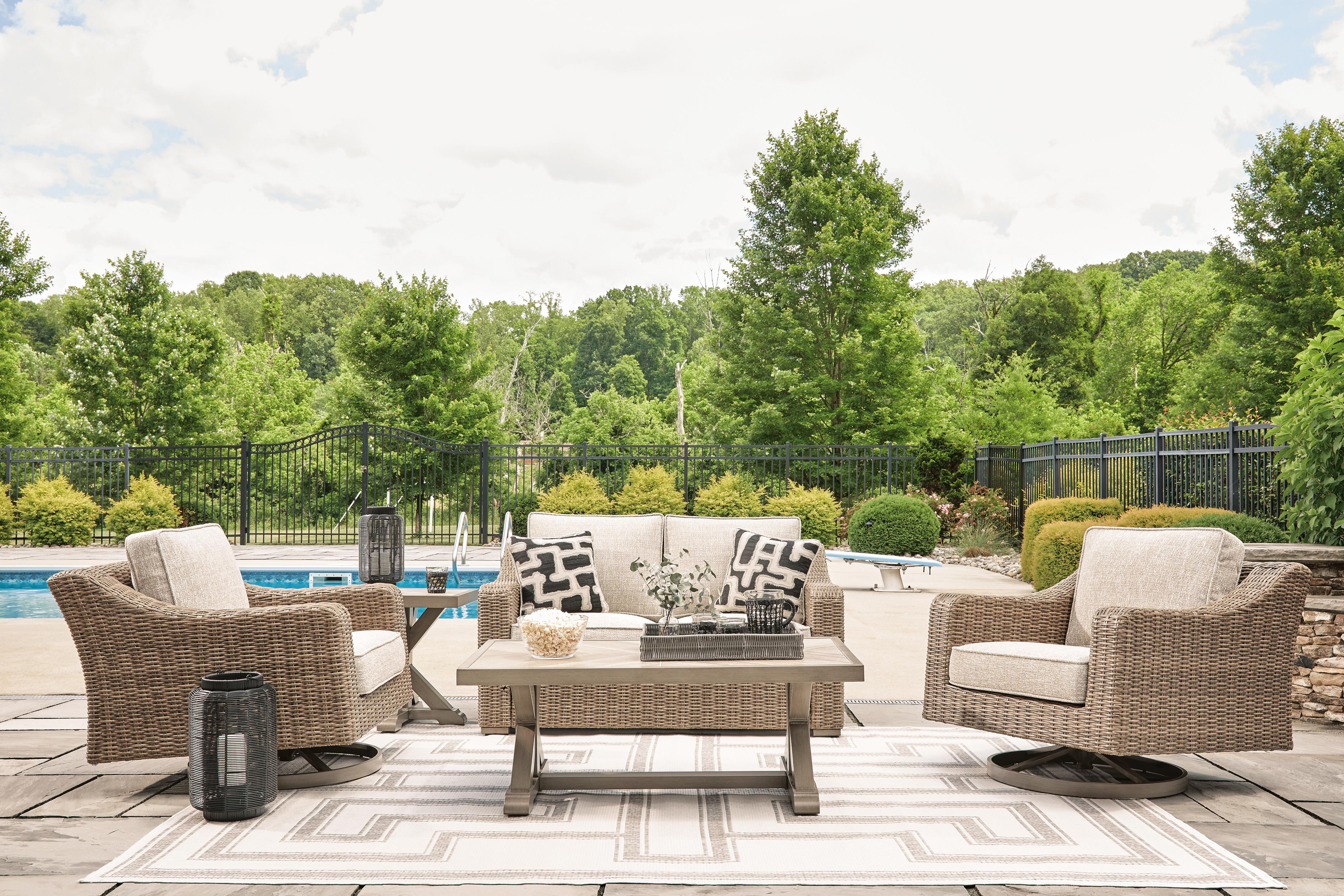 Beachcroft Outdoor Loveseat with Cushion - image 7