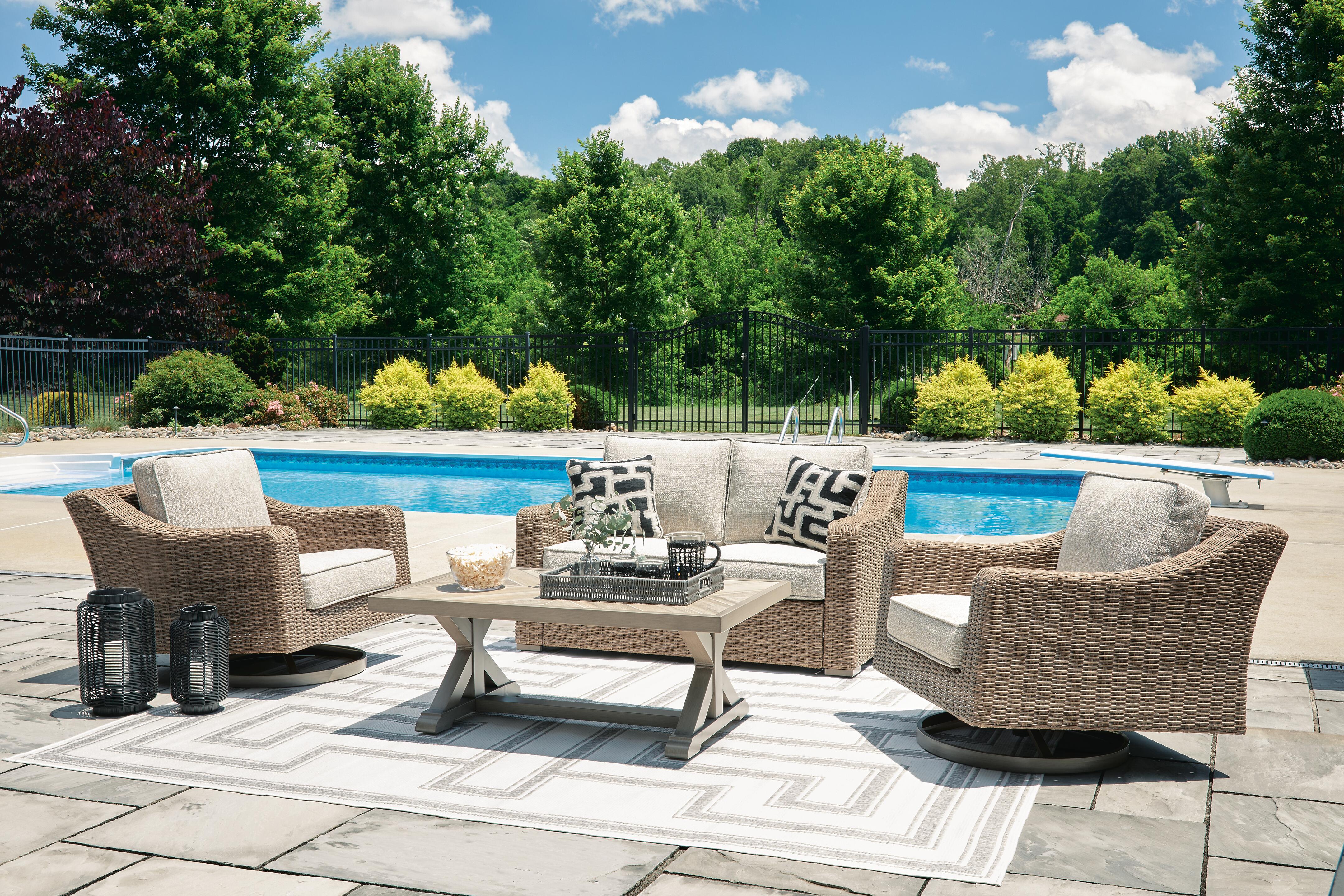 Beachcroft Outdoor Loveseat with Cushion - image 6