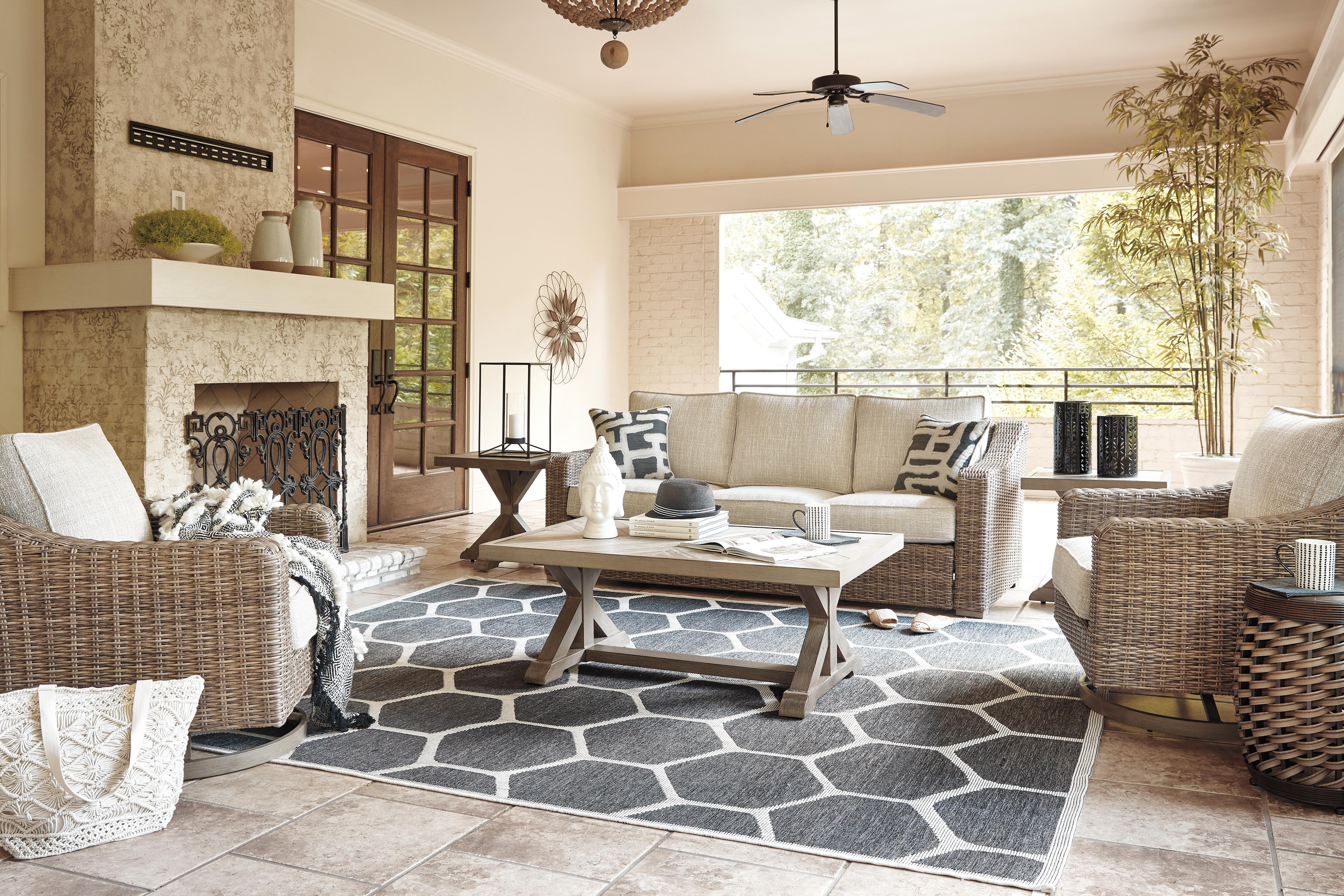 Beachcroft Outdoor Sofa with Cushion - image 7