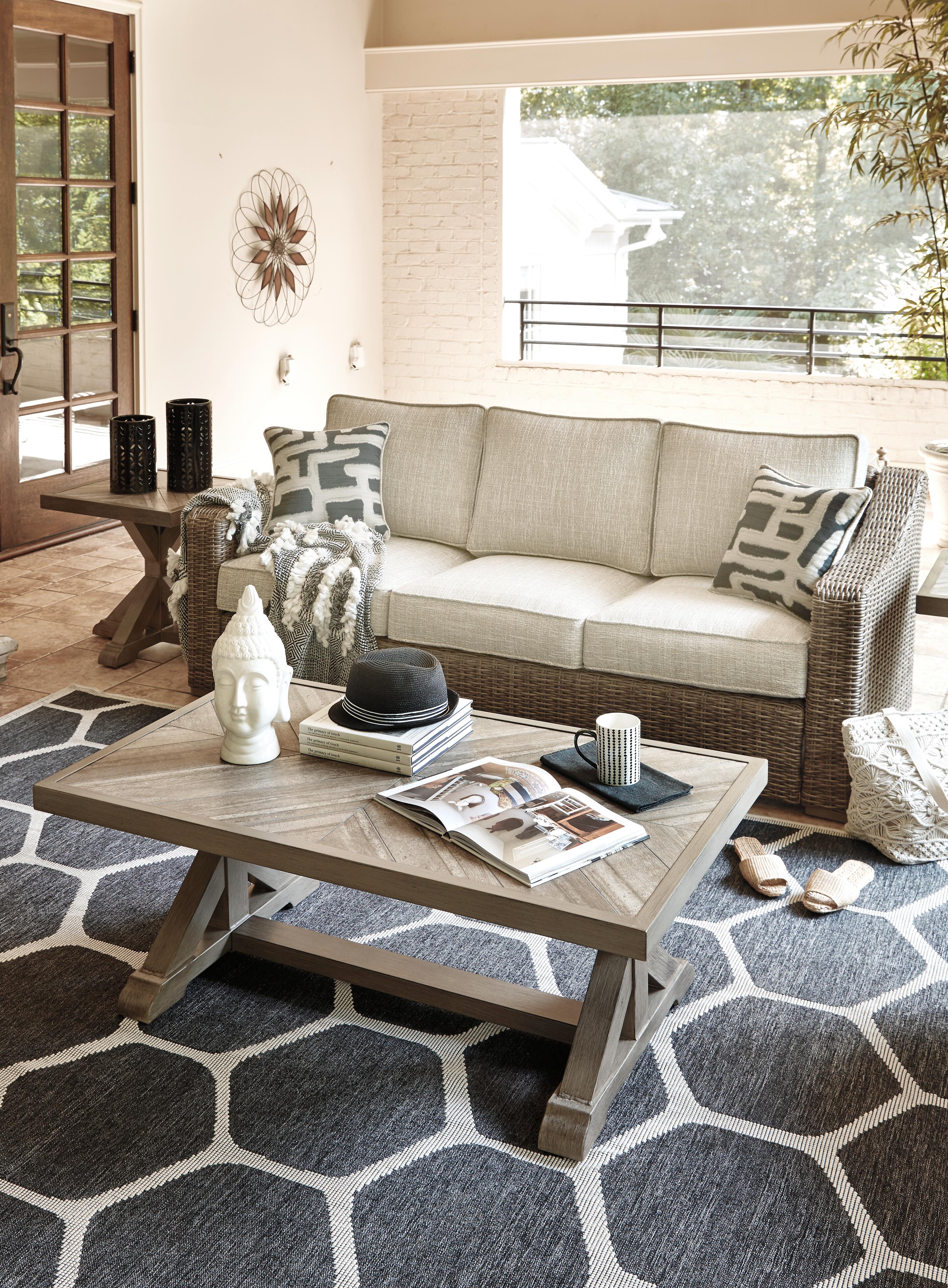 Beachcroft Outdoor Sofa with Cushion - image 8