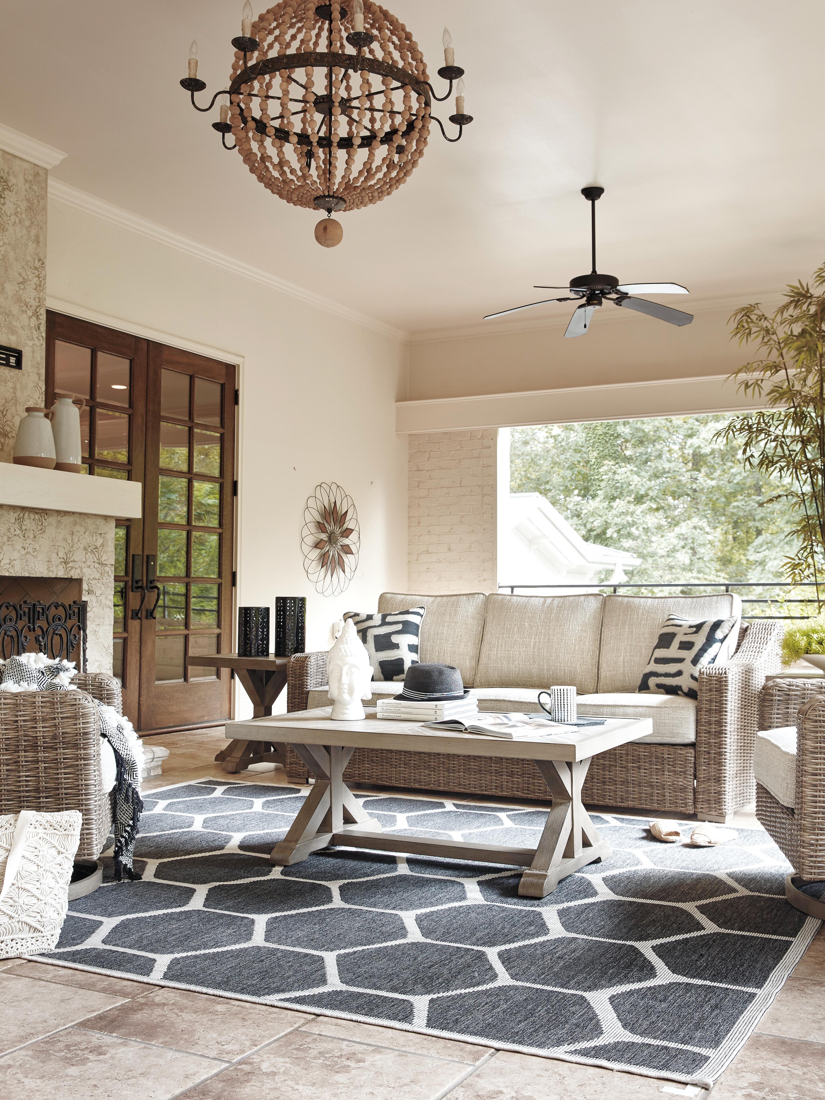 Beachcroft Outdoor Sofa with Cushion - image 9