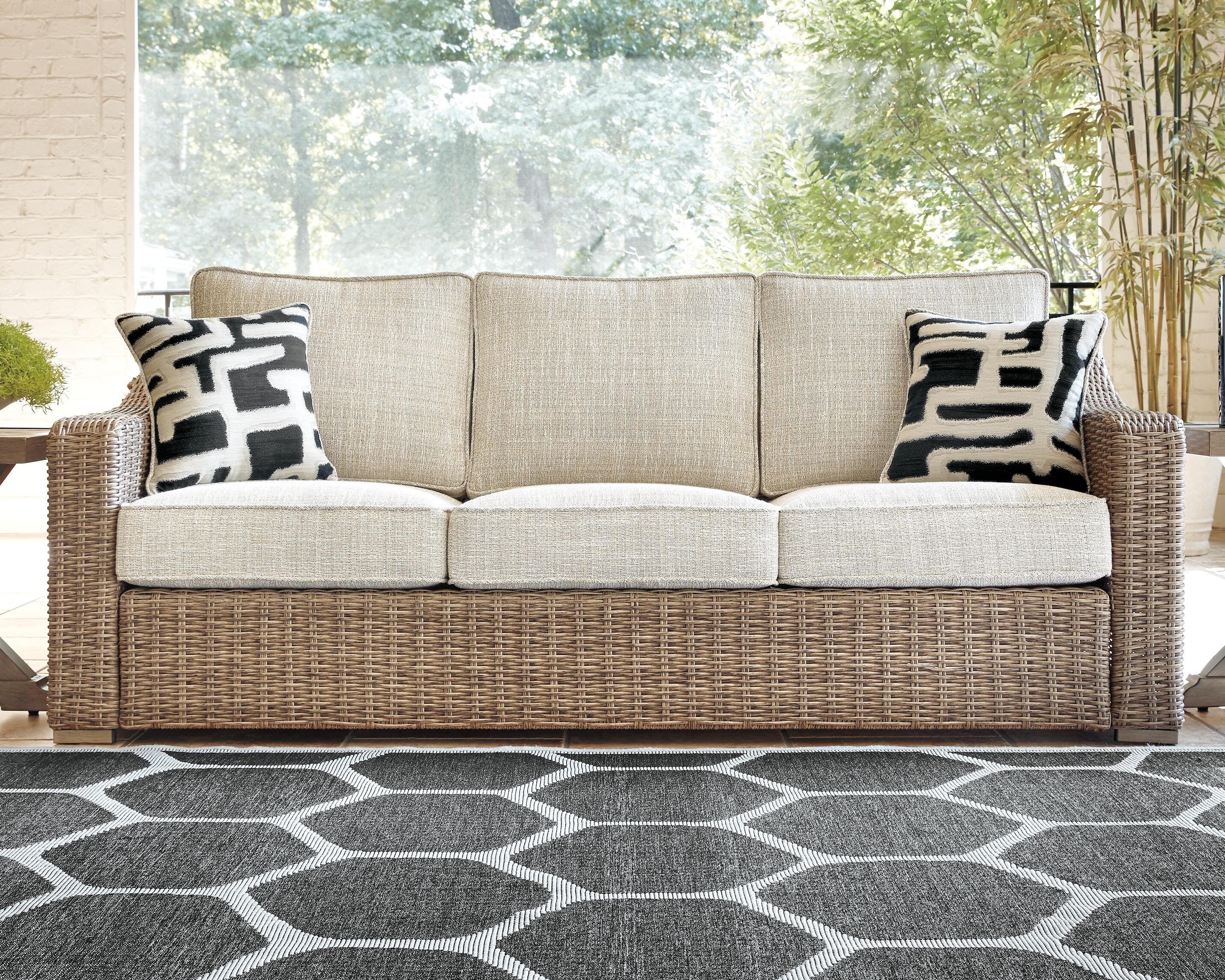 Beachcroft Outdoor Sofa with Cushion - image 2