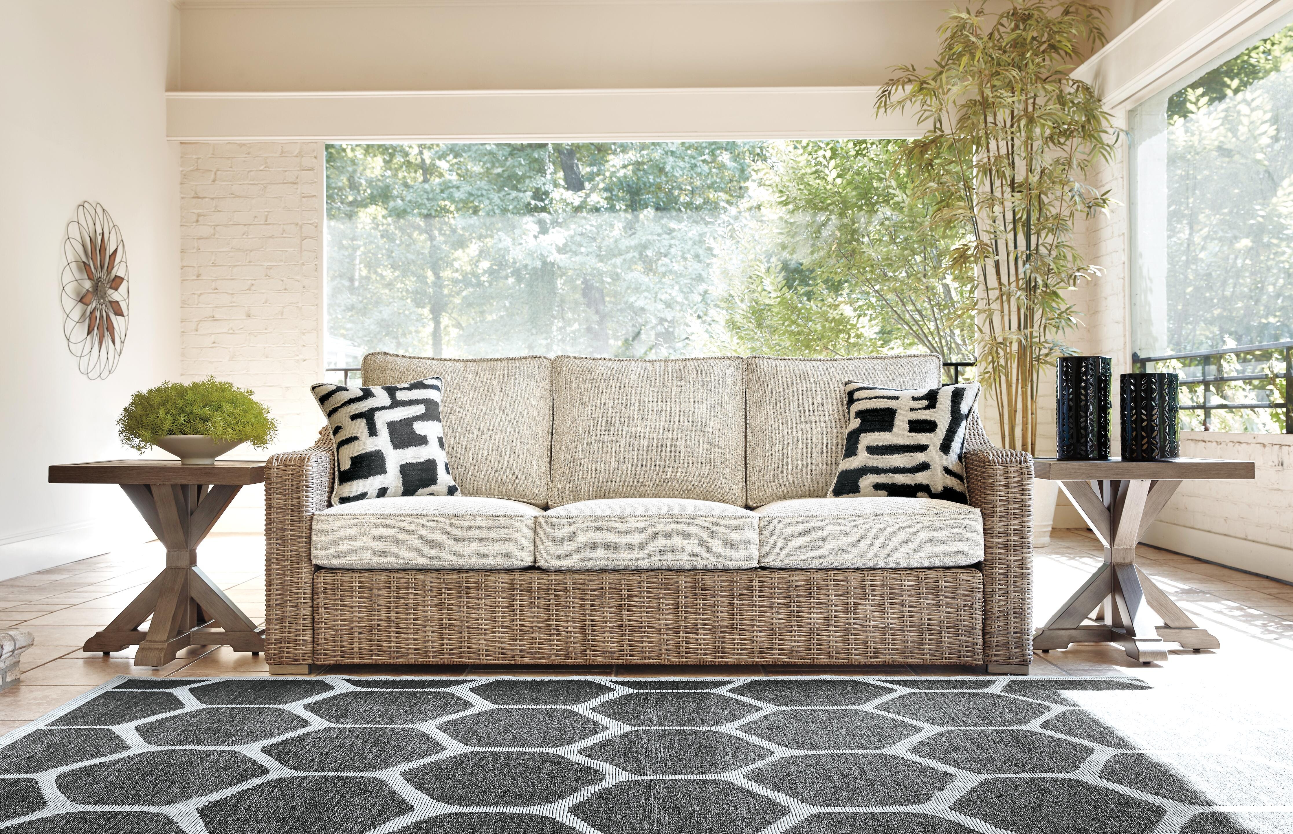 Beachcroft Outdoor Sofa with Cushion - image 7
